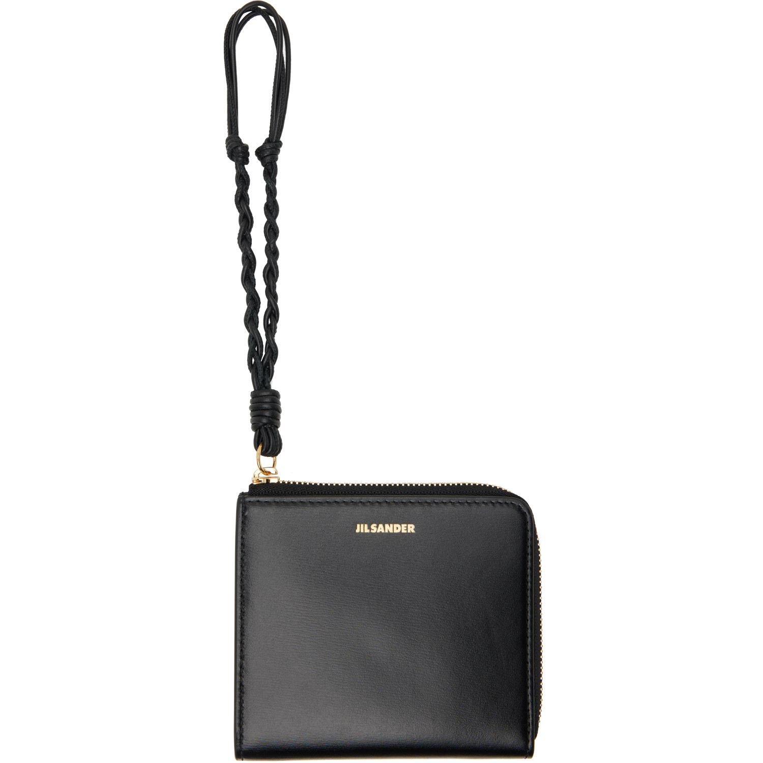 Jil Sander Black Tangle Card Holder