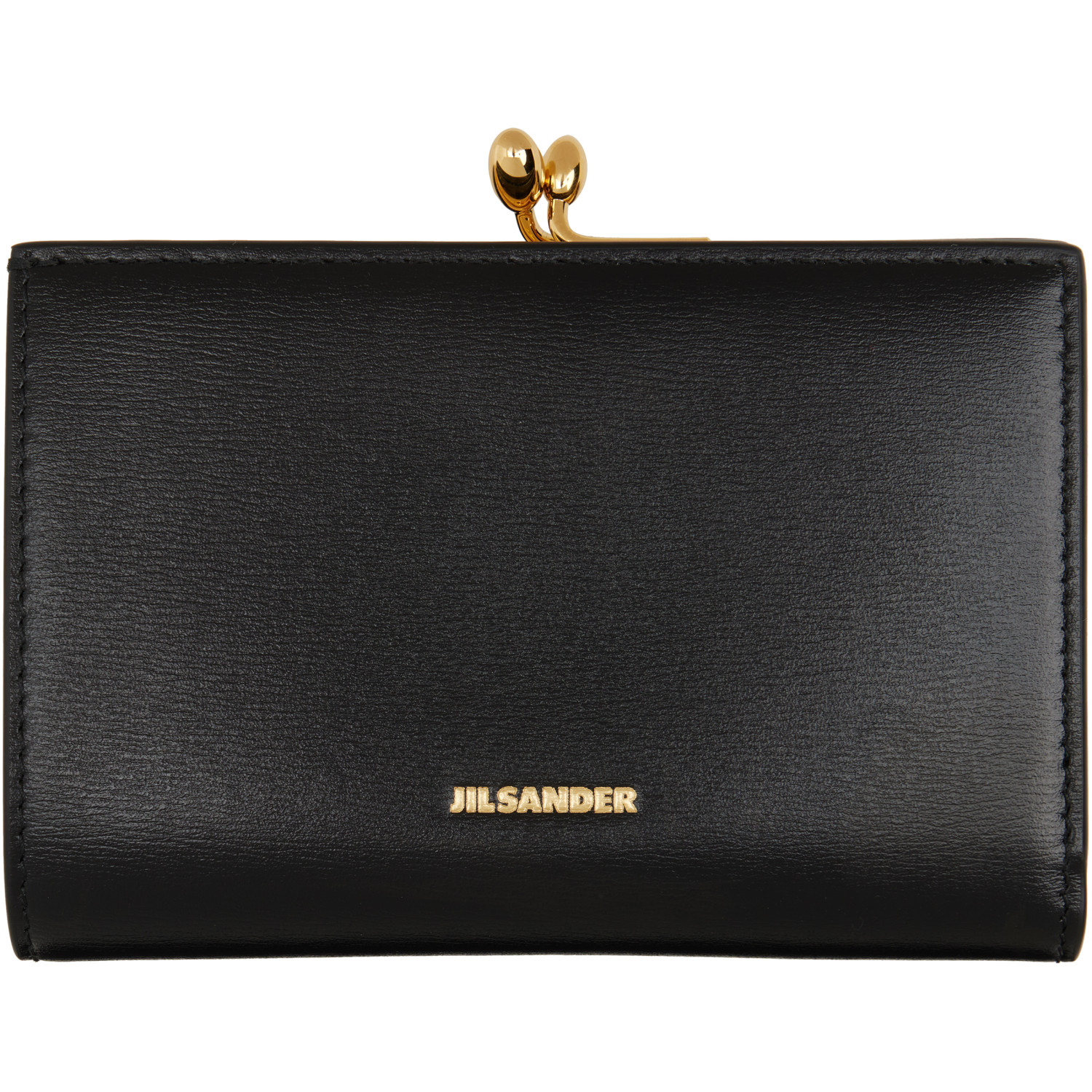 Jil Sander Black Goji Purse Small Wallet