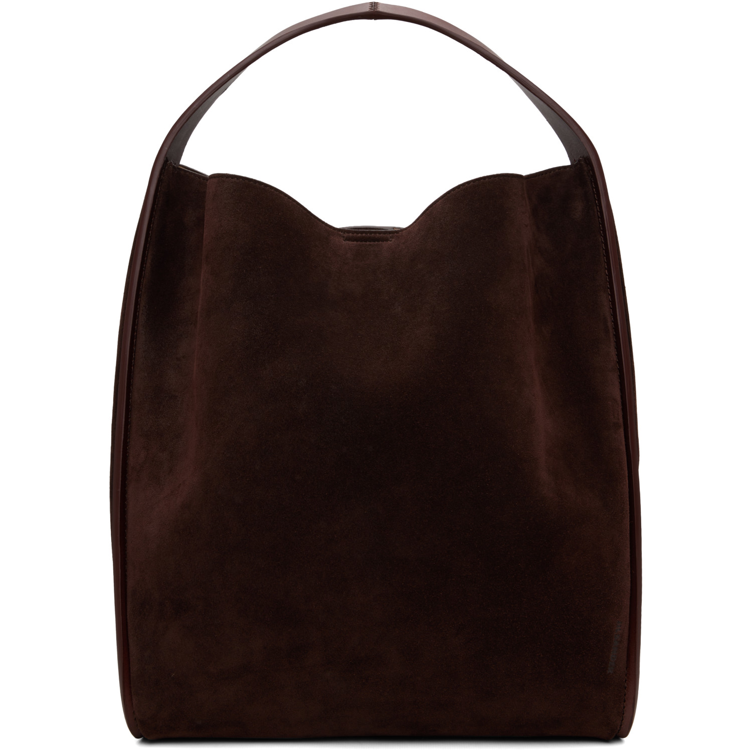 Jil Sander Brown Pivot Tote