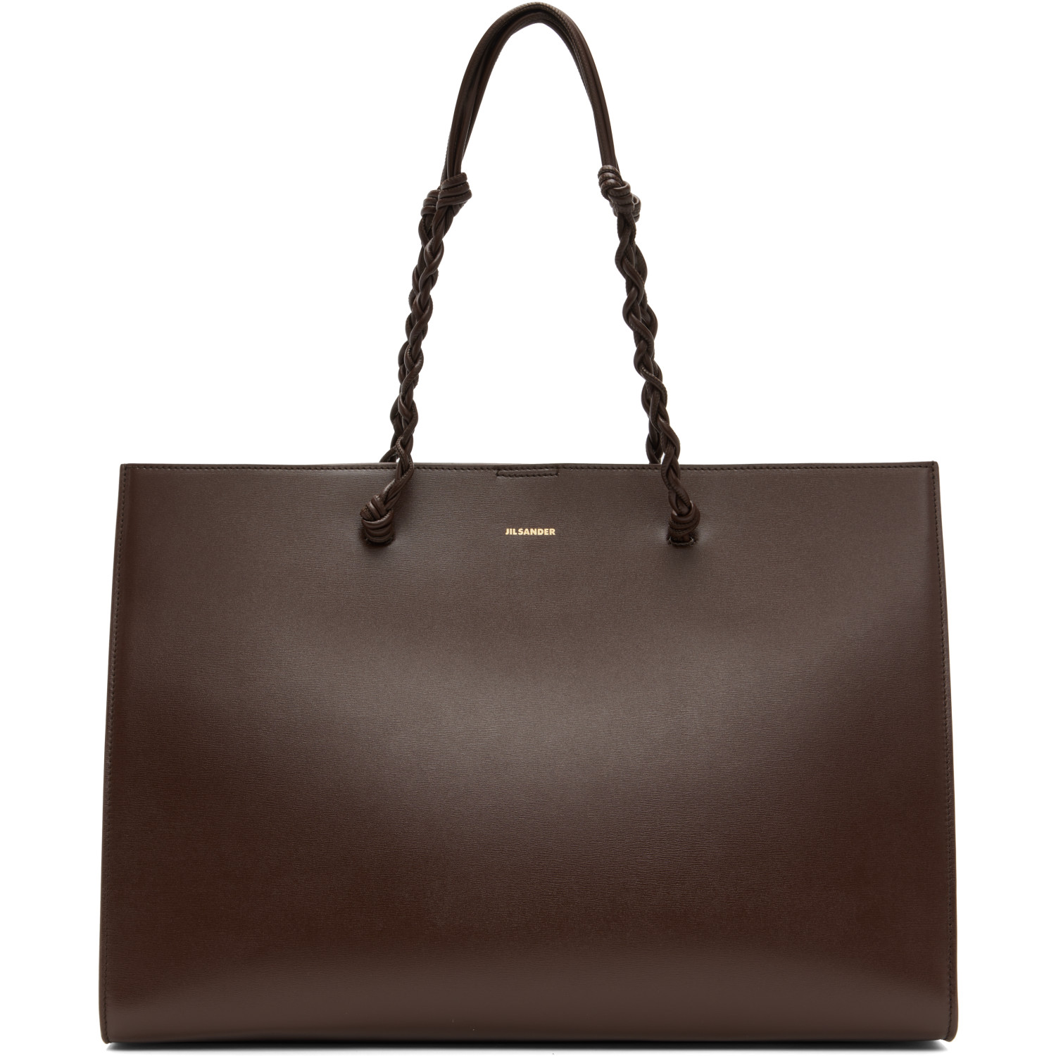 Jil Sander Brown Tangle Tote