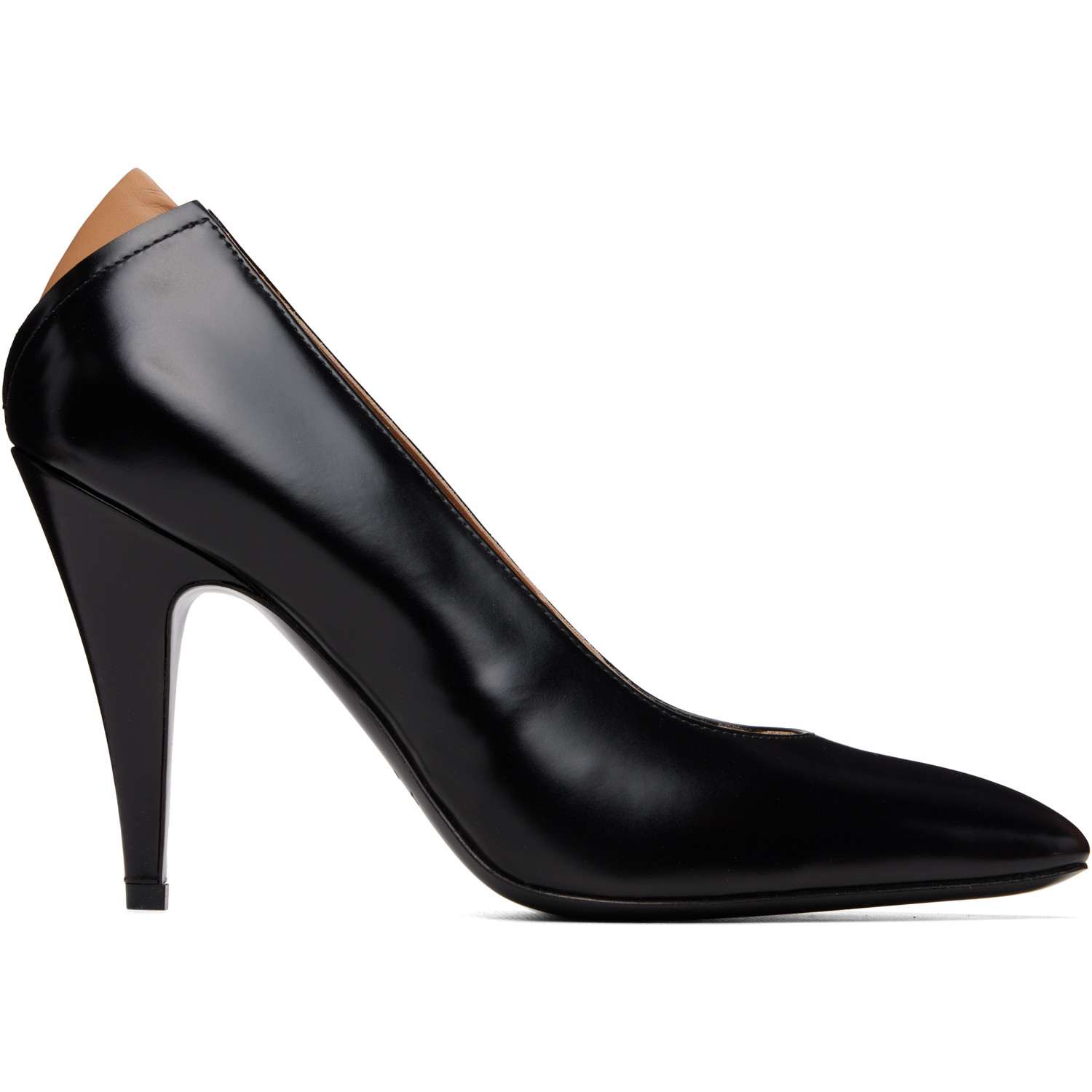 Jil Sander Black Alma Heels