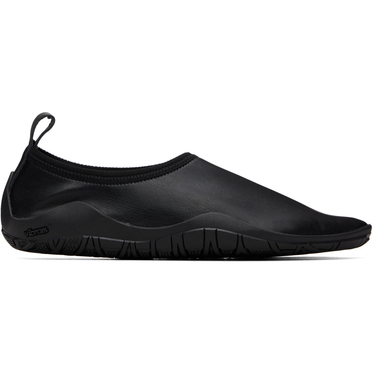 Jil Sander Black Elbe Slip-on Sneakers
