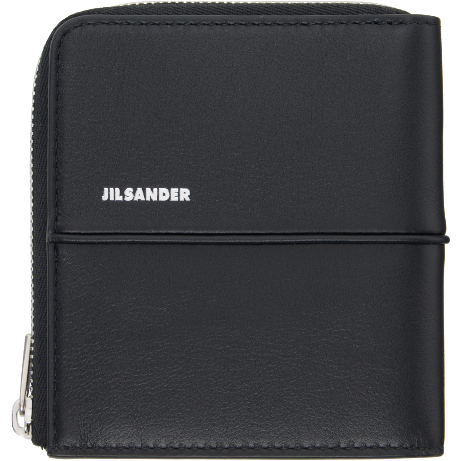Jil Sander Black Linea Card Holder