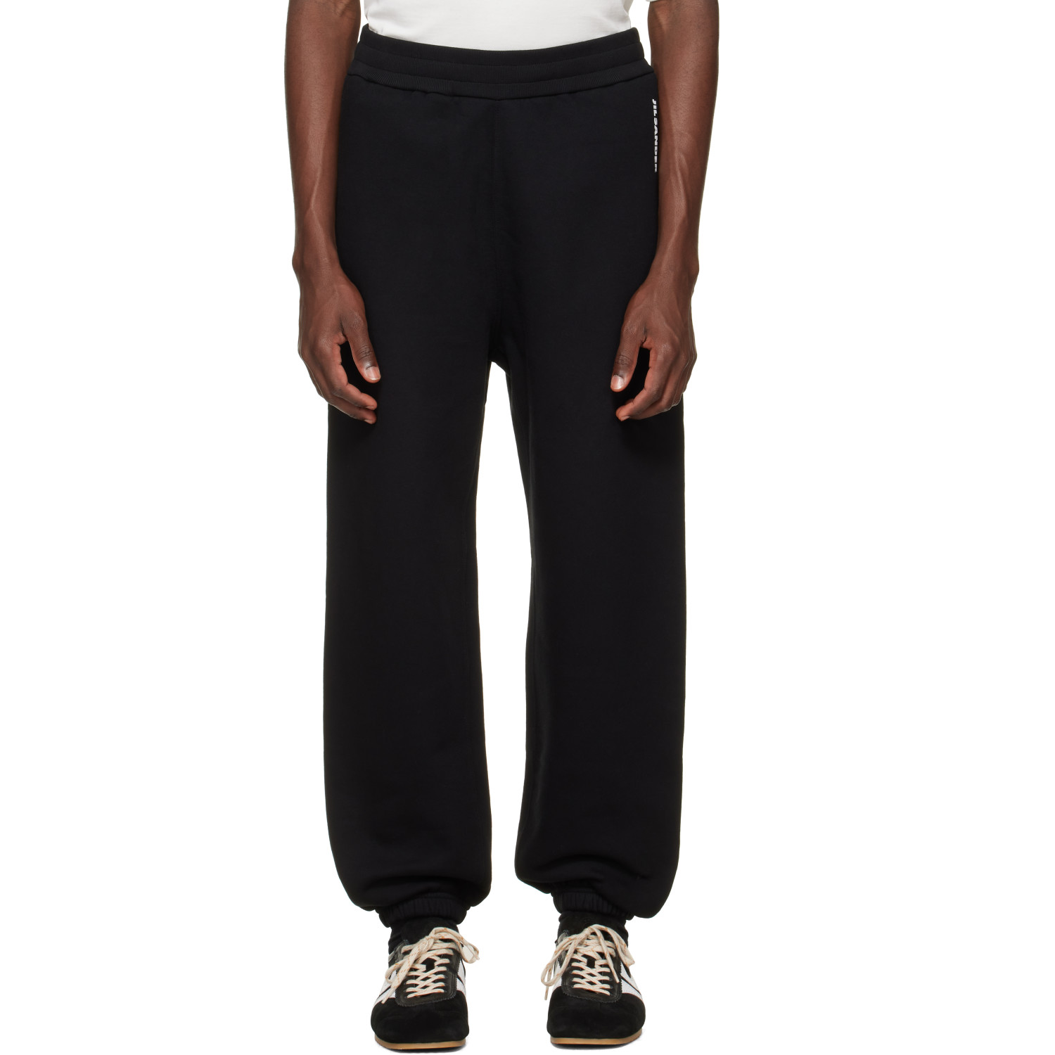 Jil Sander Black Cotton Sweatpants