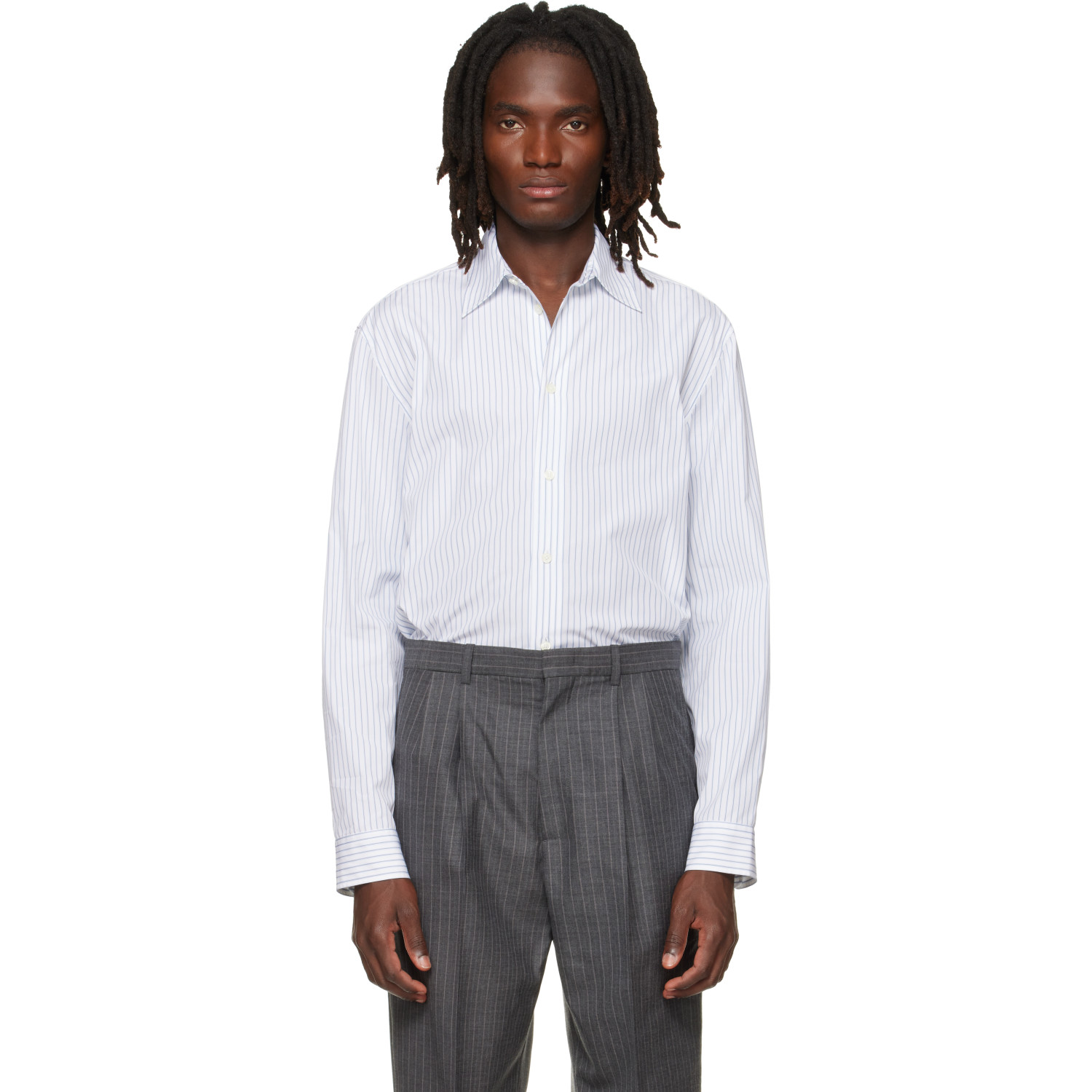 Jil Sander White Cotton Poplin Shirt