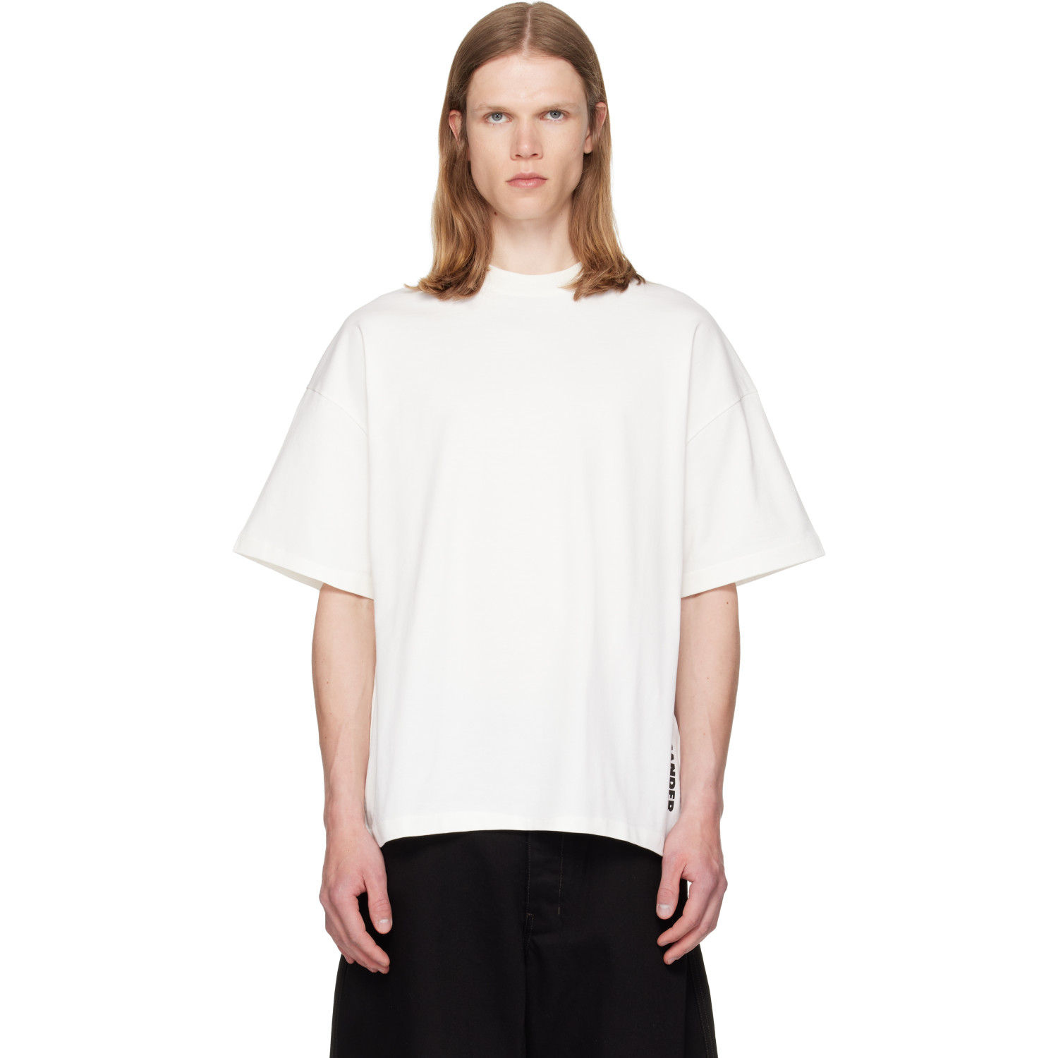 Jil Sander White Crew-Neck T-shirt