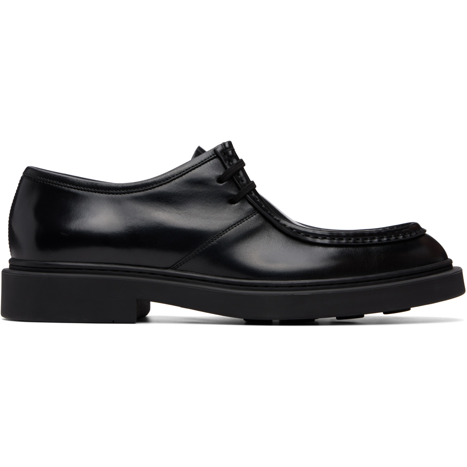 Jil Sander Black Lace-Up Derbys
