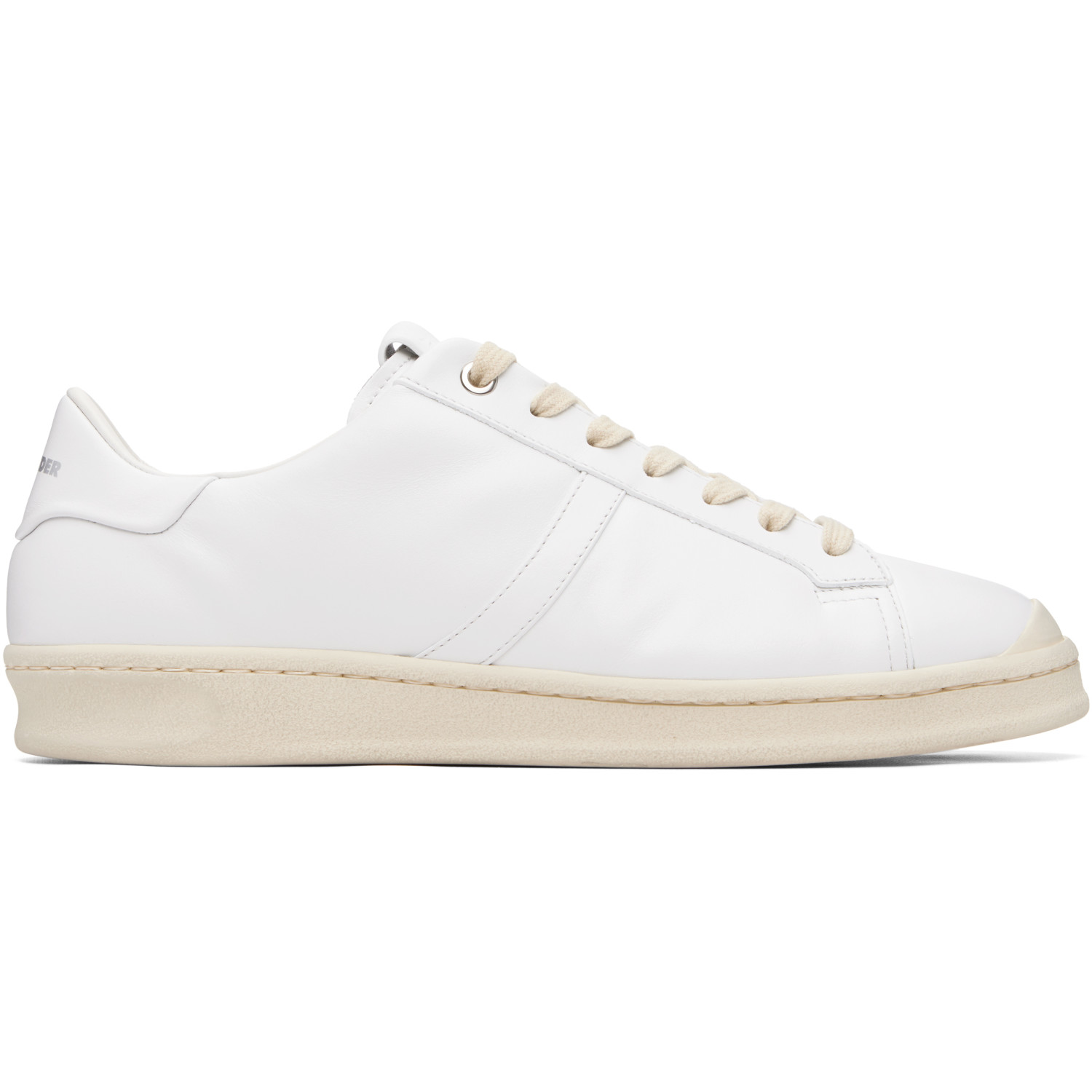 Jil Sander White Calfskin Sneakers