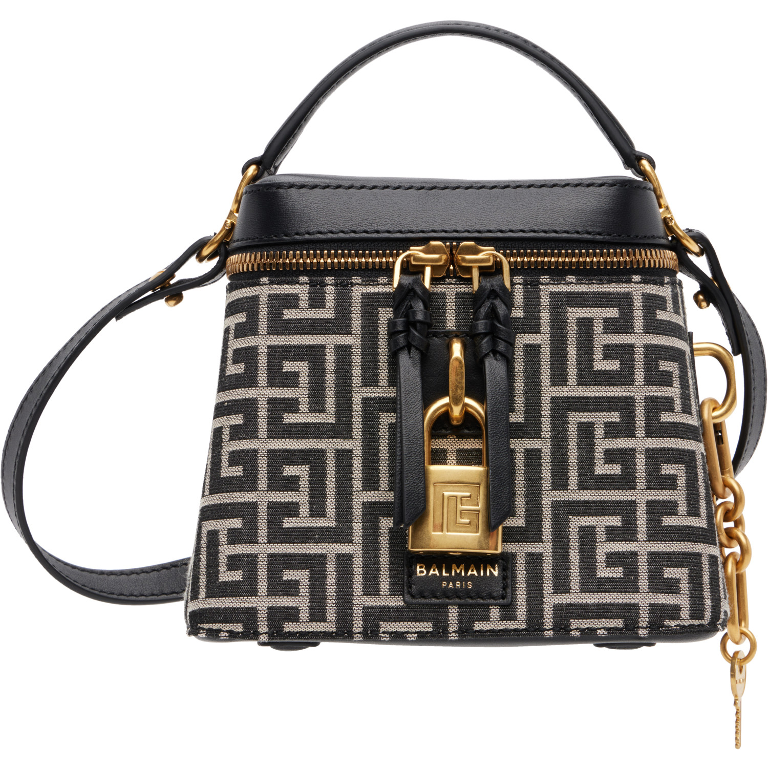 BALMAIN Black Pulse Vanity Bag