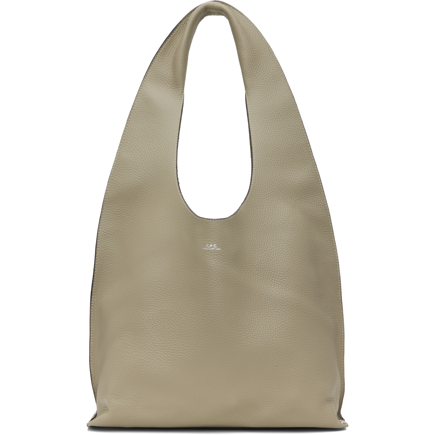 A.P.C. Taupe Neige Clou Bag