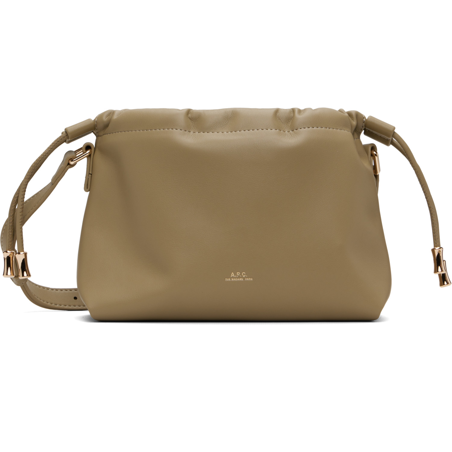 A.P.C. Khaki Ninon Mini Bag