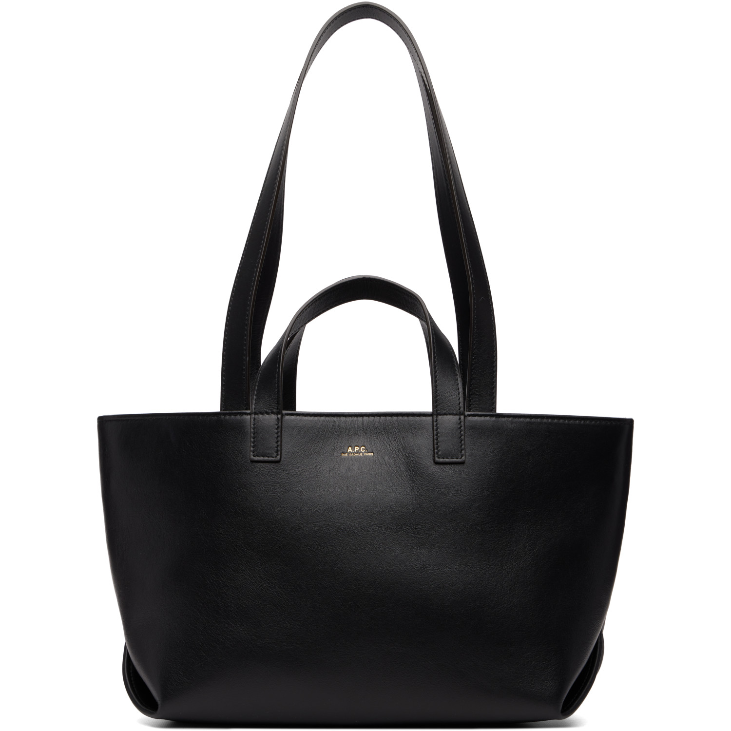 A.P.C. Black Drummer Small Tote