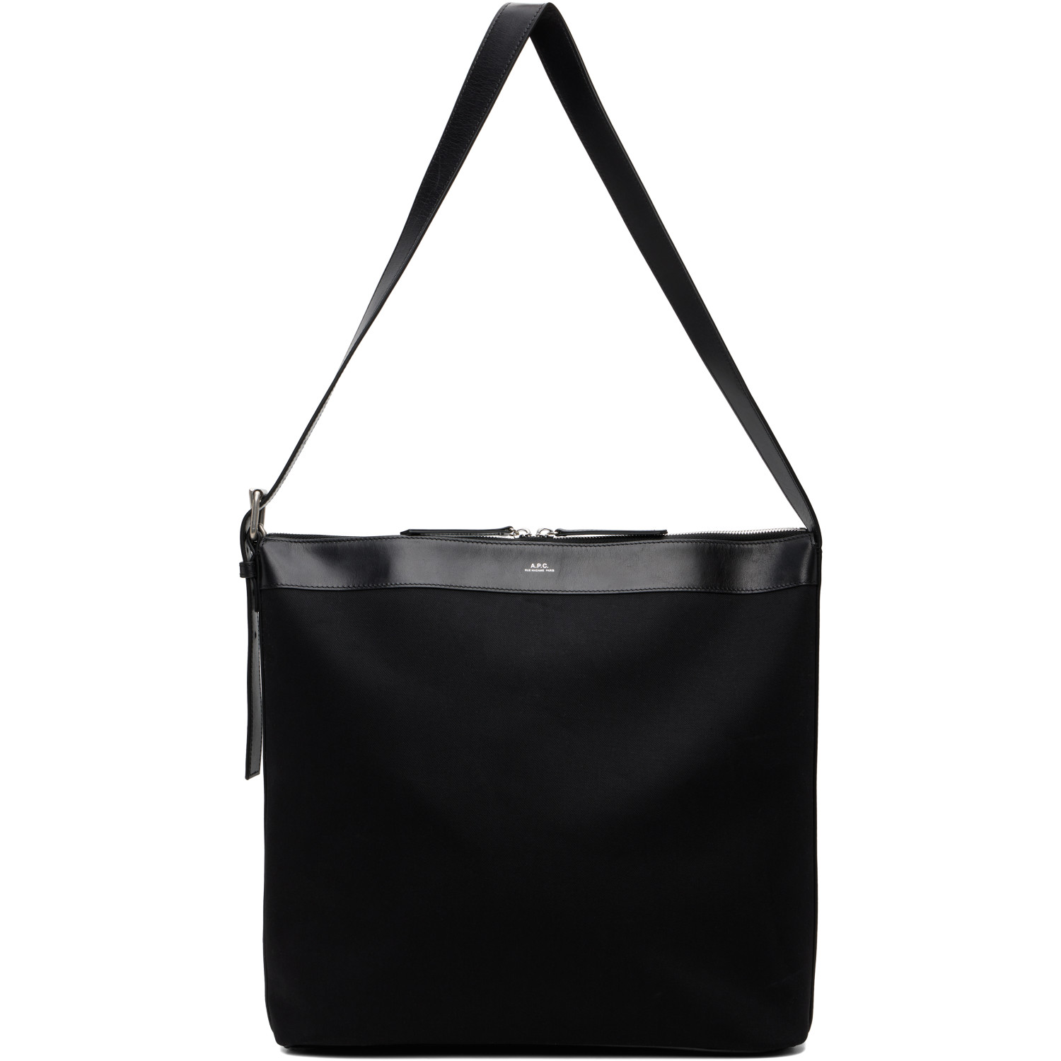 A.P.C. Black Vera Maxi Biker Bag