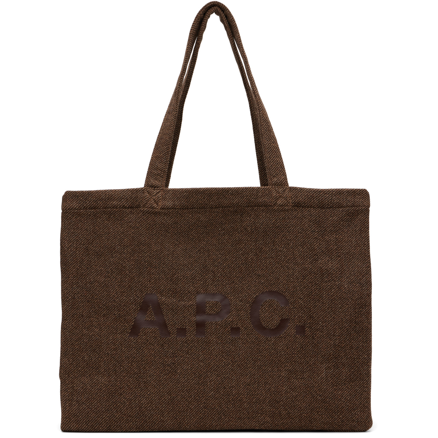 A.P.C. 브라운 다이앤 쇼핑 토트