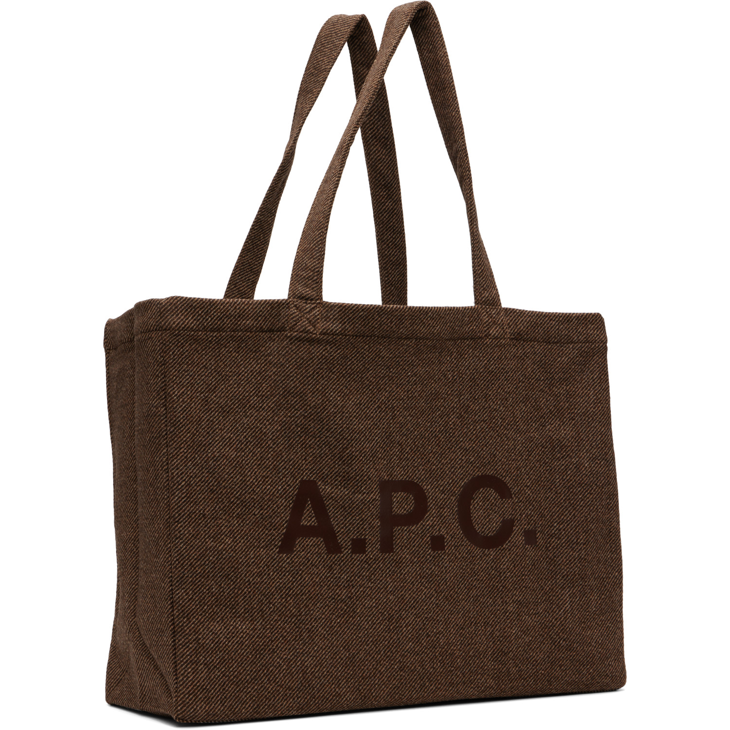 A.P.C. 브라운 다이앤 쇼핑 토트