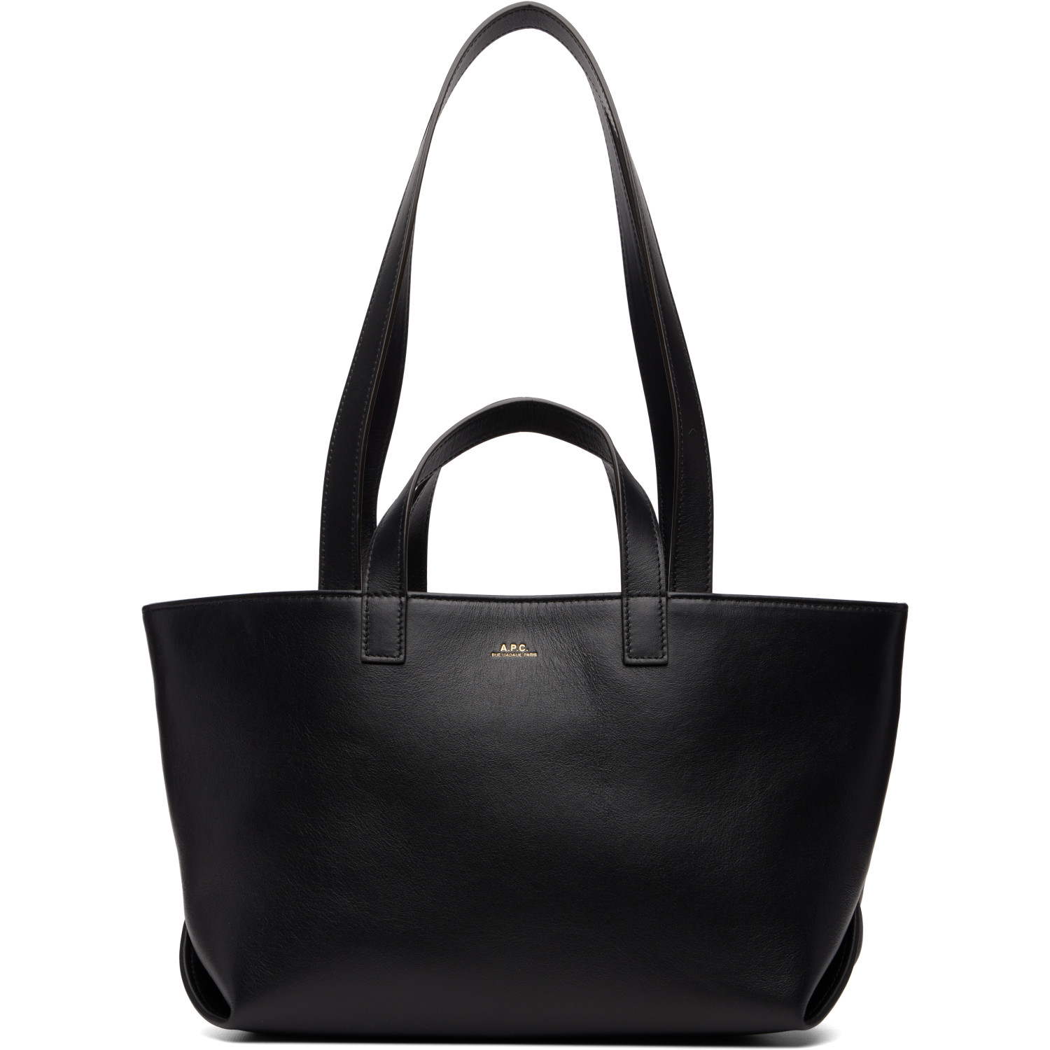 A.P.C. Black Drummer Small Tote