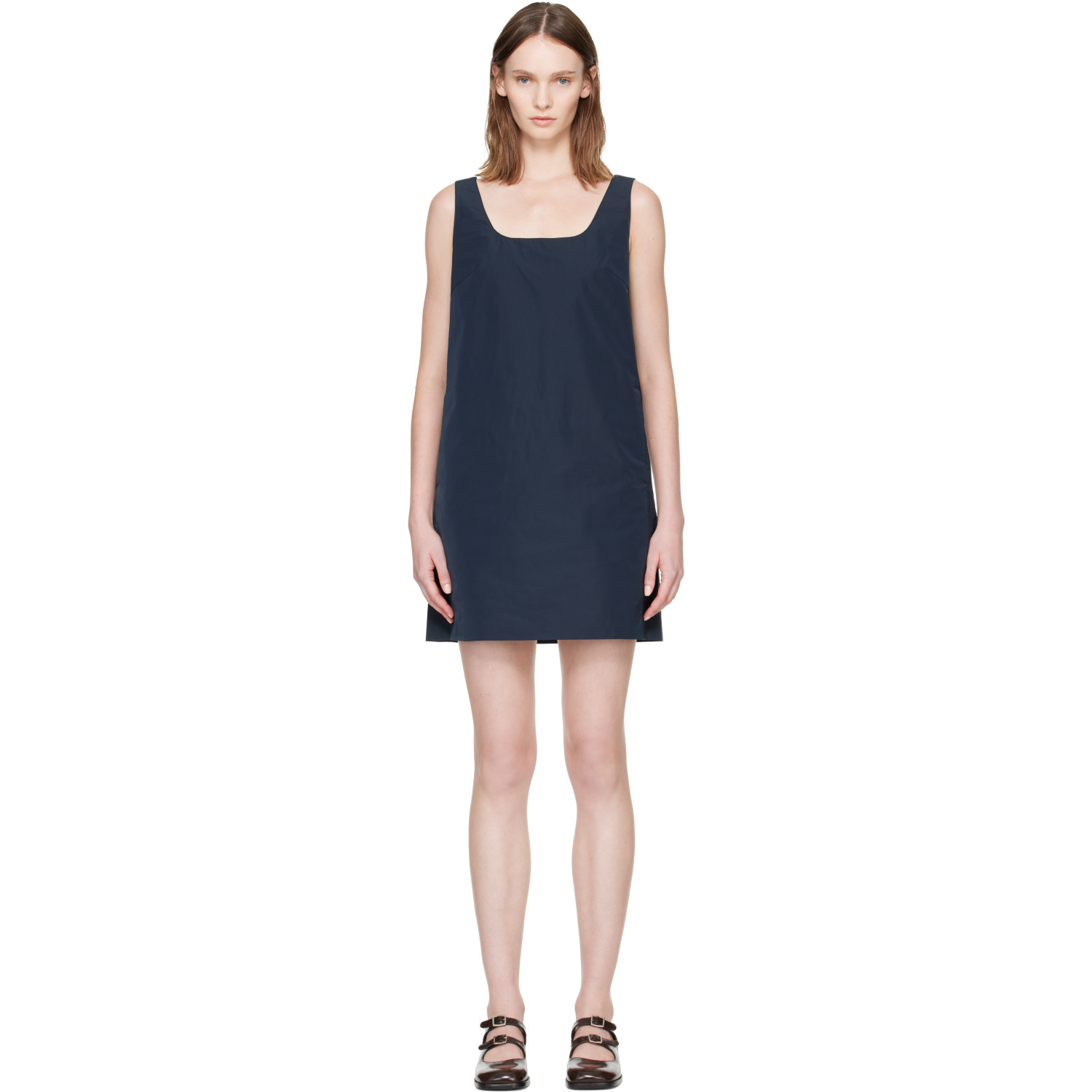 A.P.C. Navy Jamina Minidress