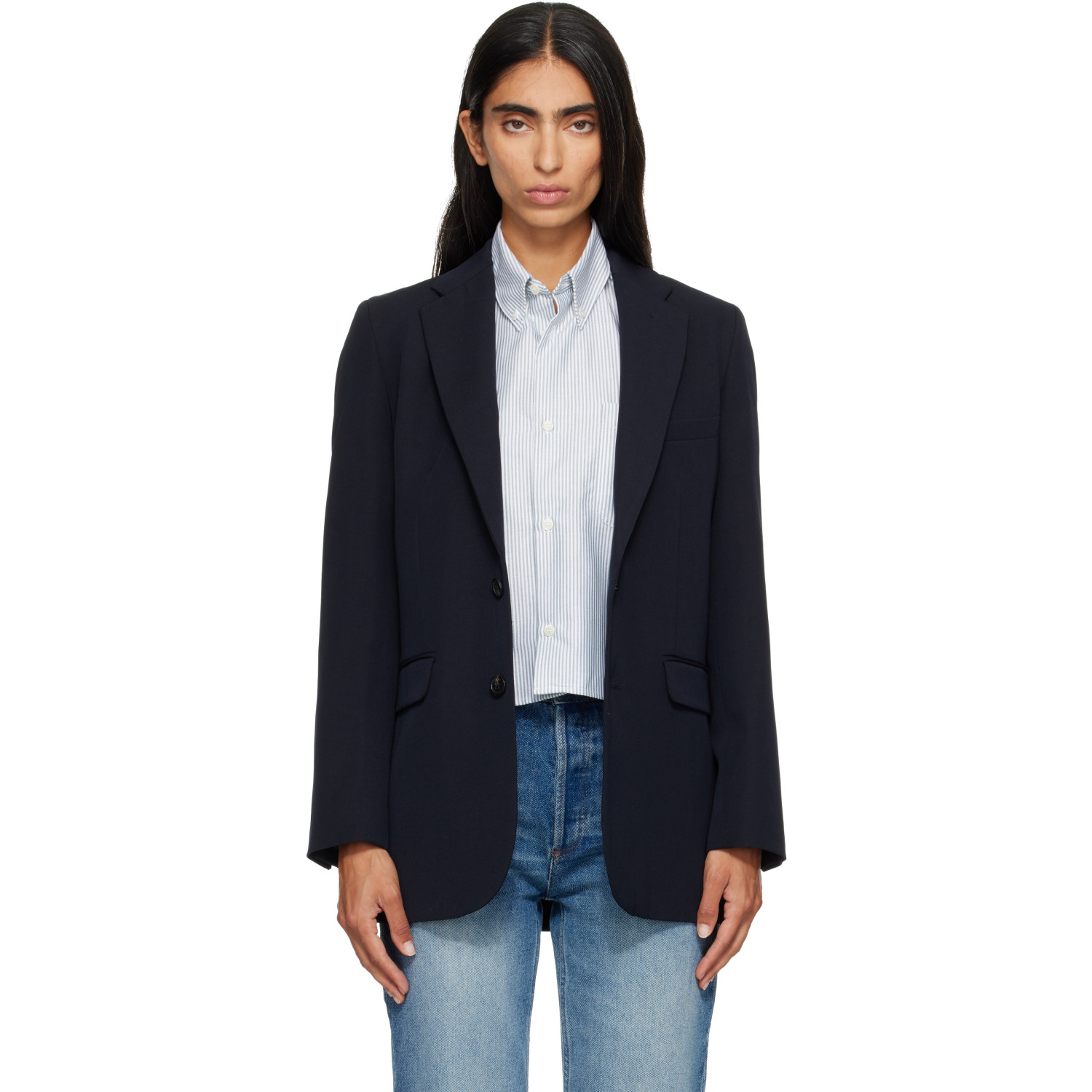 A.P.C. Navy Annie Blazer