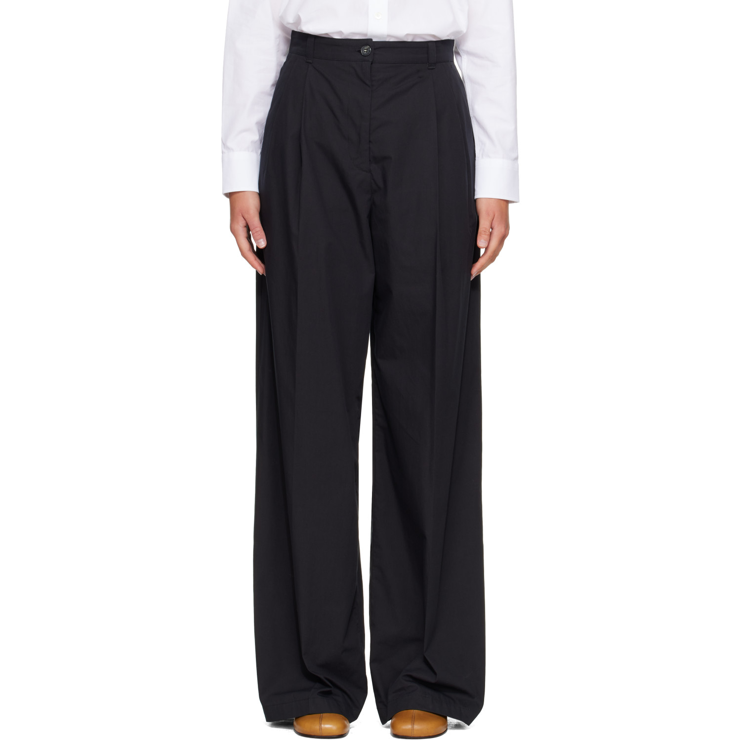 A.P.C. Black Ginny Trousers