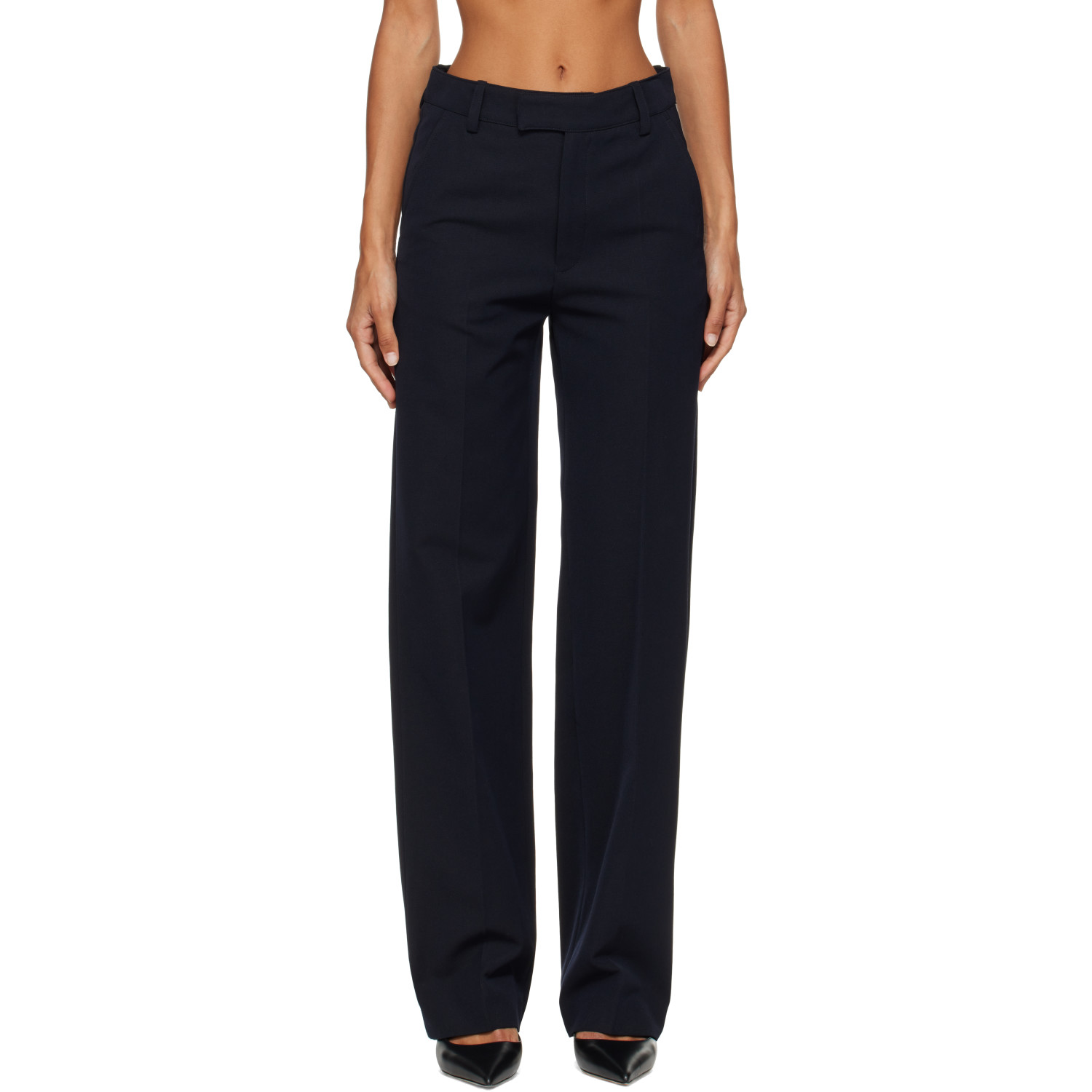 A.P.C. Navy Becky Trousers