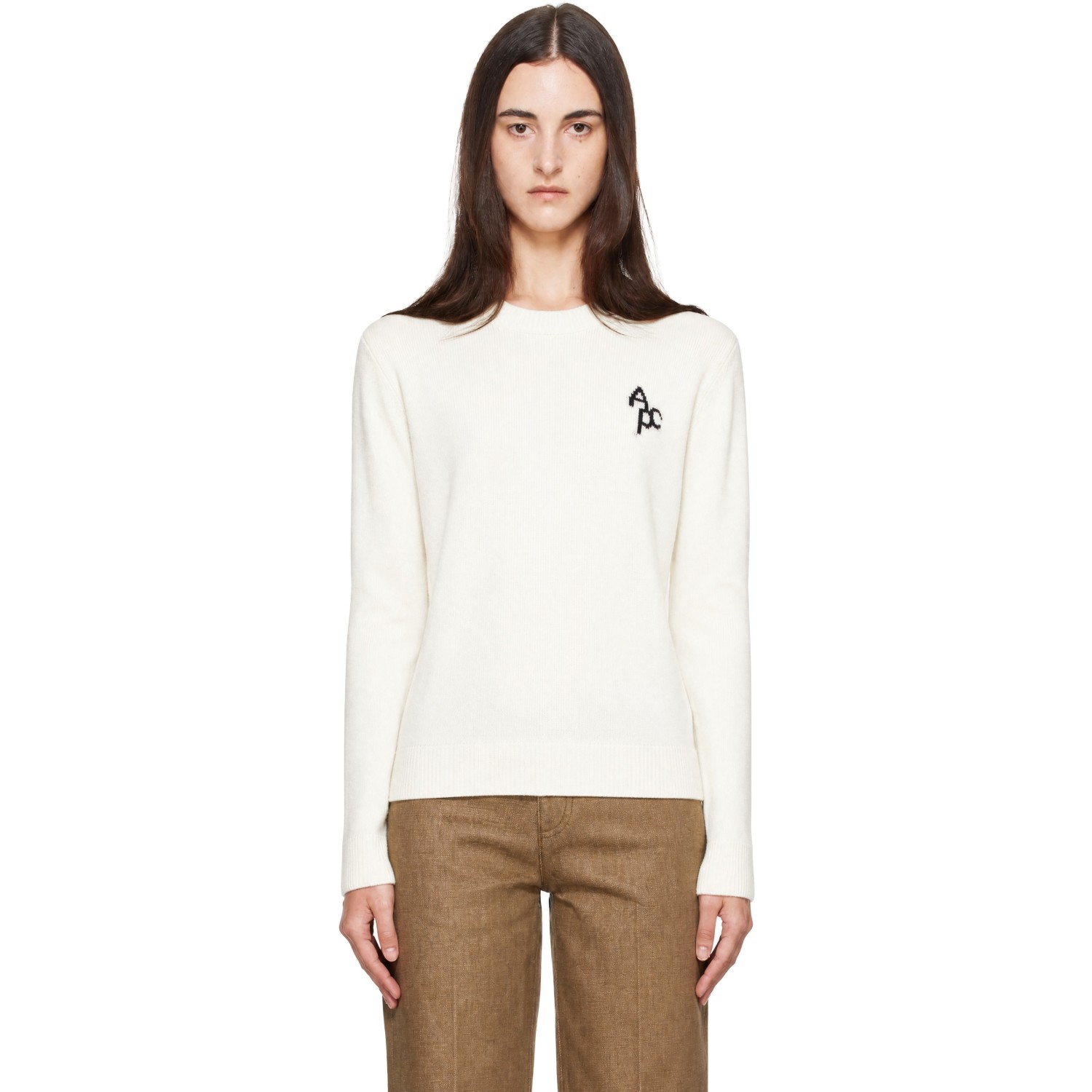 A.P.C. Off-White Sonia Sweater
