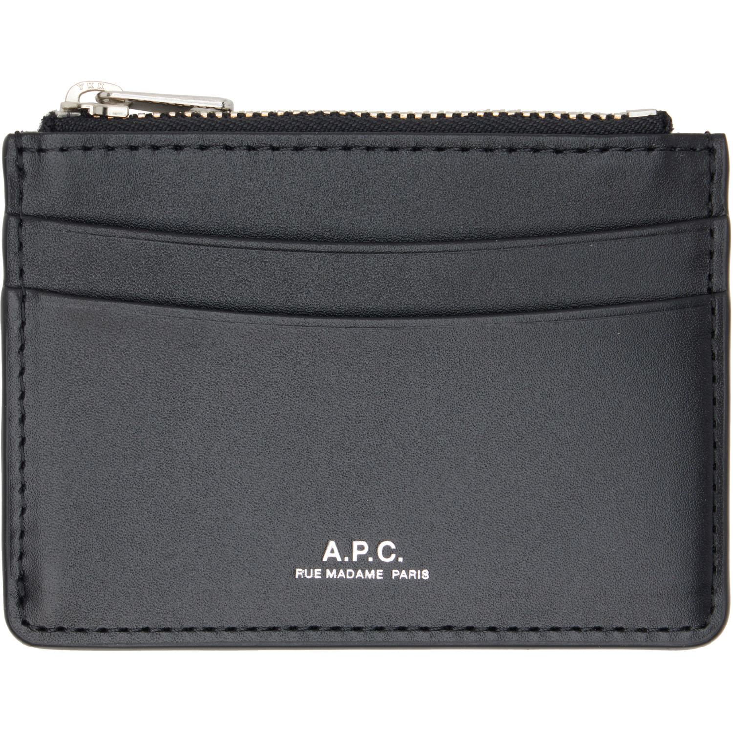 A.P.C. Black Paris Card Holder