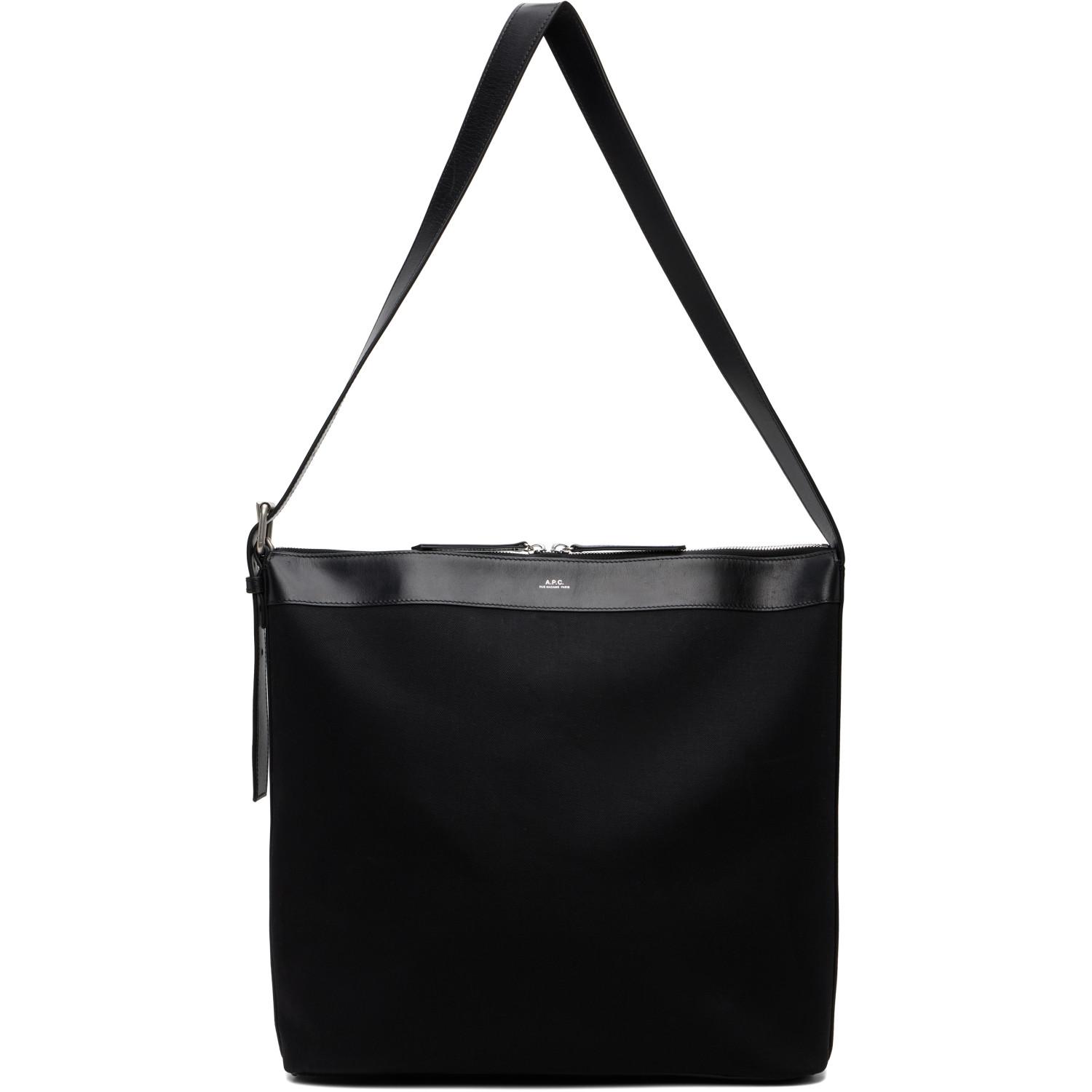 A.P.C. Black Vera Maxi Biker Bag