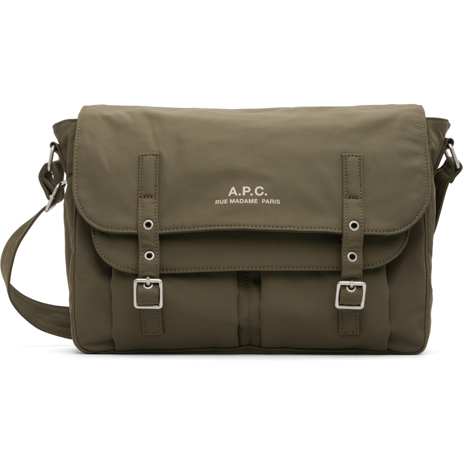 A.P.C. Khaki Archive Messenger Bag