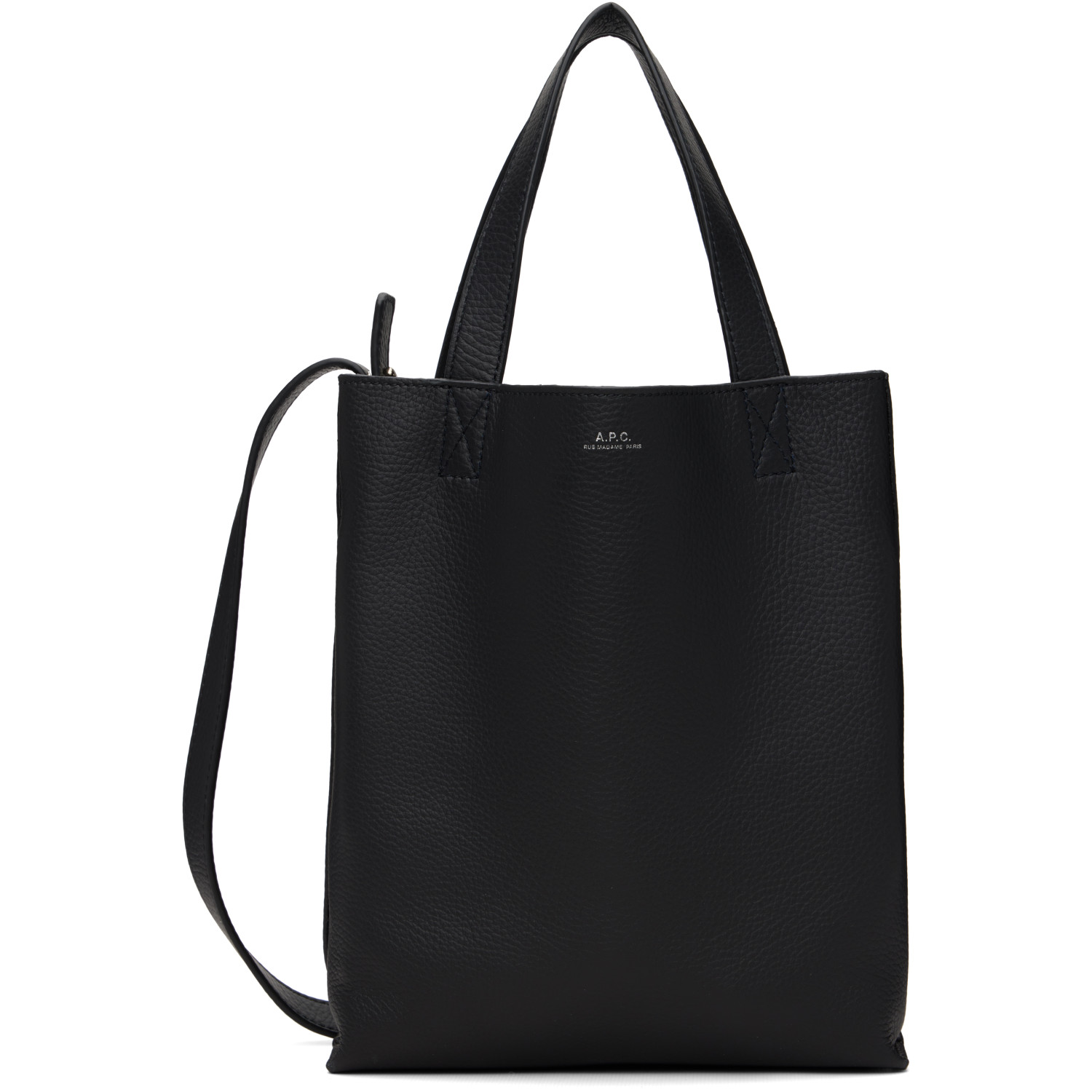 A.P.C. Black Maiko Small Shopper Tote