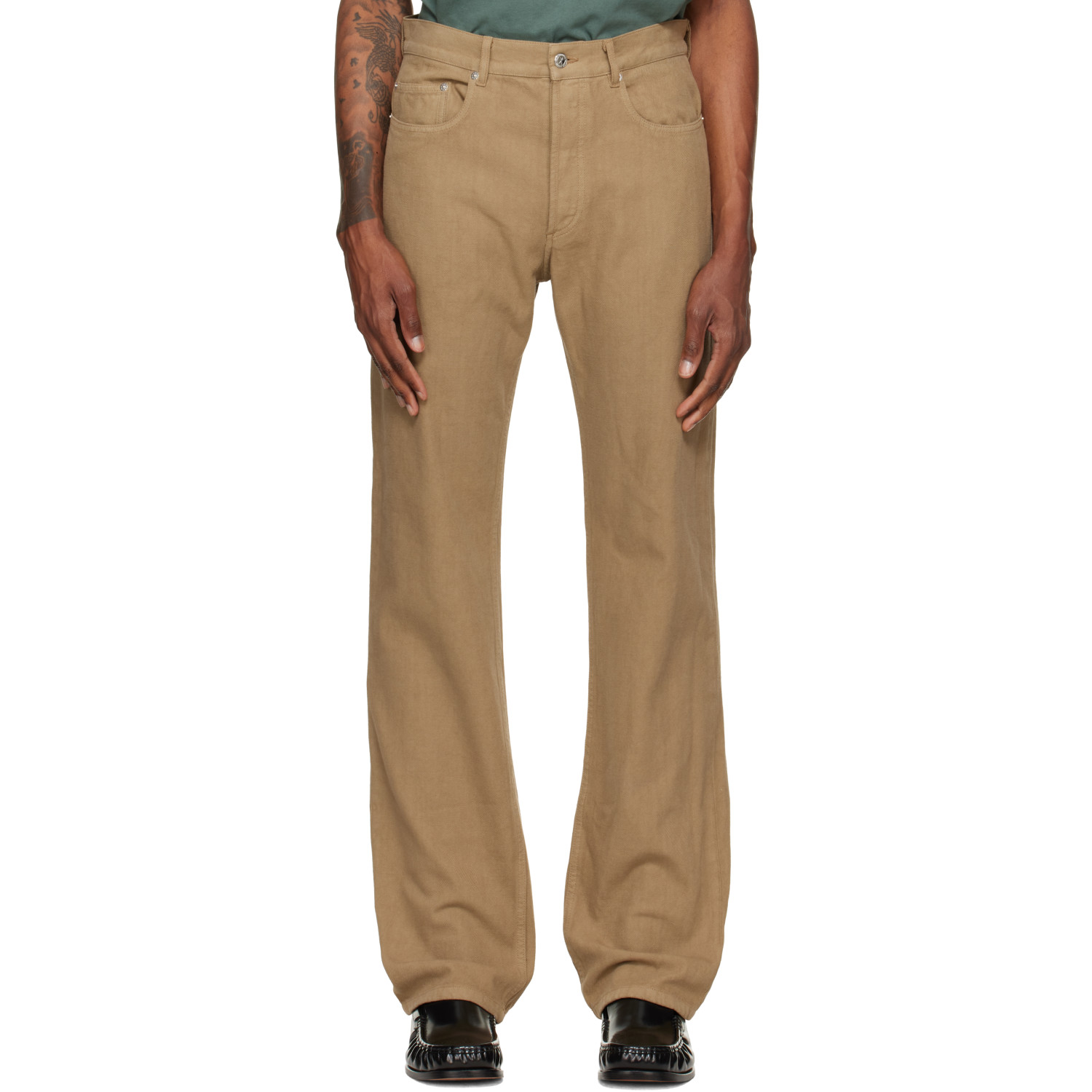 A.P.C. Beige Rescue Jeans