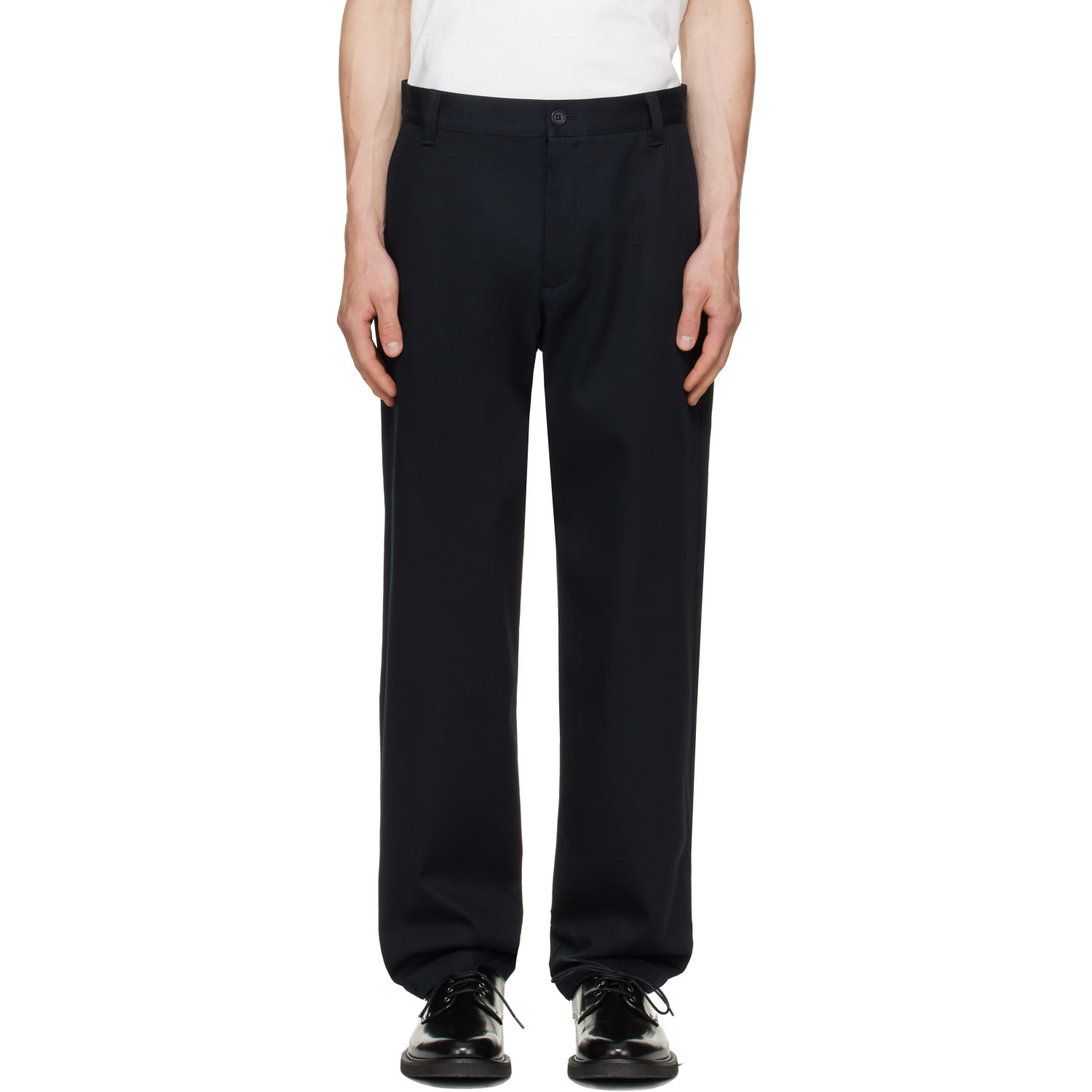 A.P.C. Navy Lawrence Chino Trousers