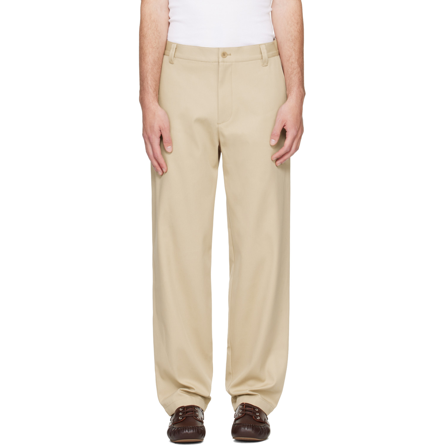 A.P.C. Beige Lawrence Trousers