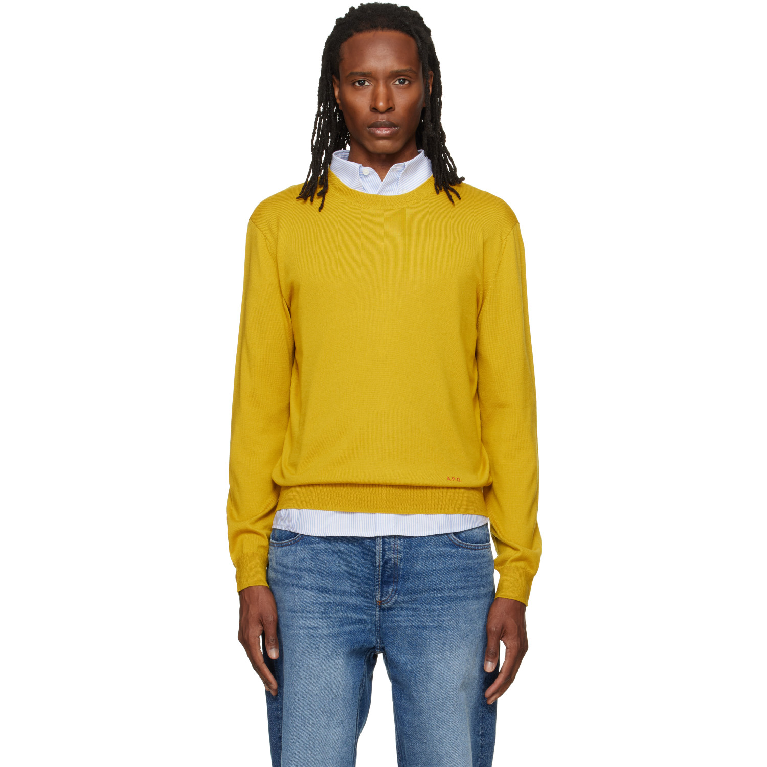 A.P.C. Yellow Wool Sweater