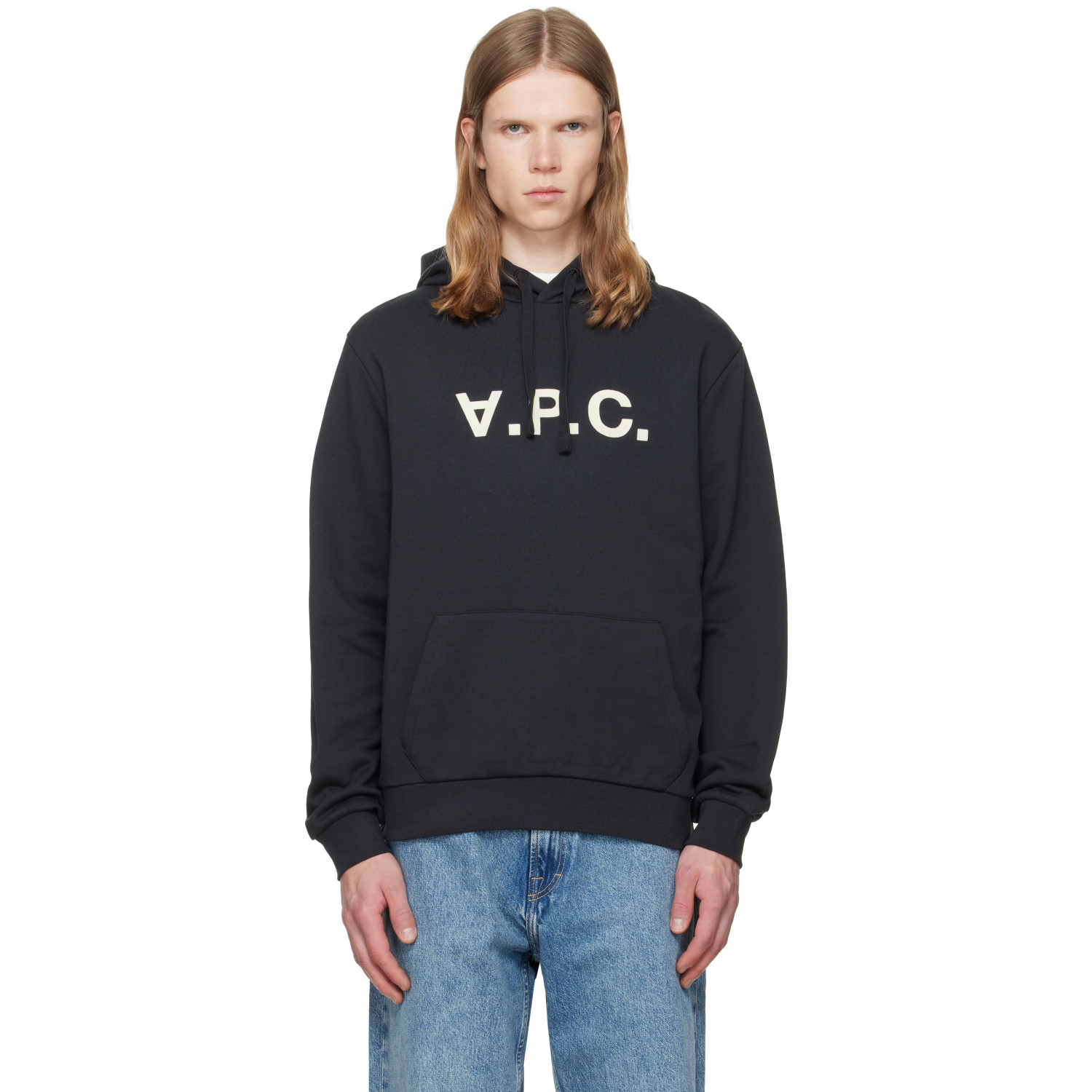 A.P.C. Black Standard Grand 'VPC' Hoodie