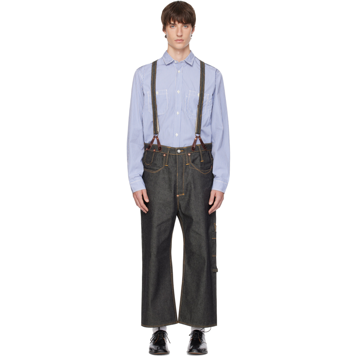 Junya Watanabe Black Levi's Edition Suspender Jeans