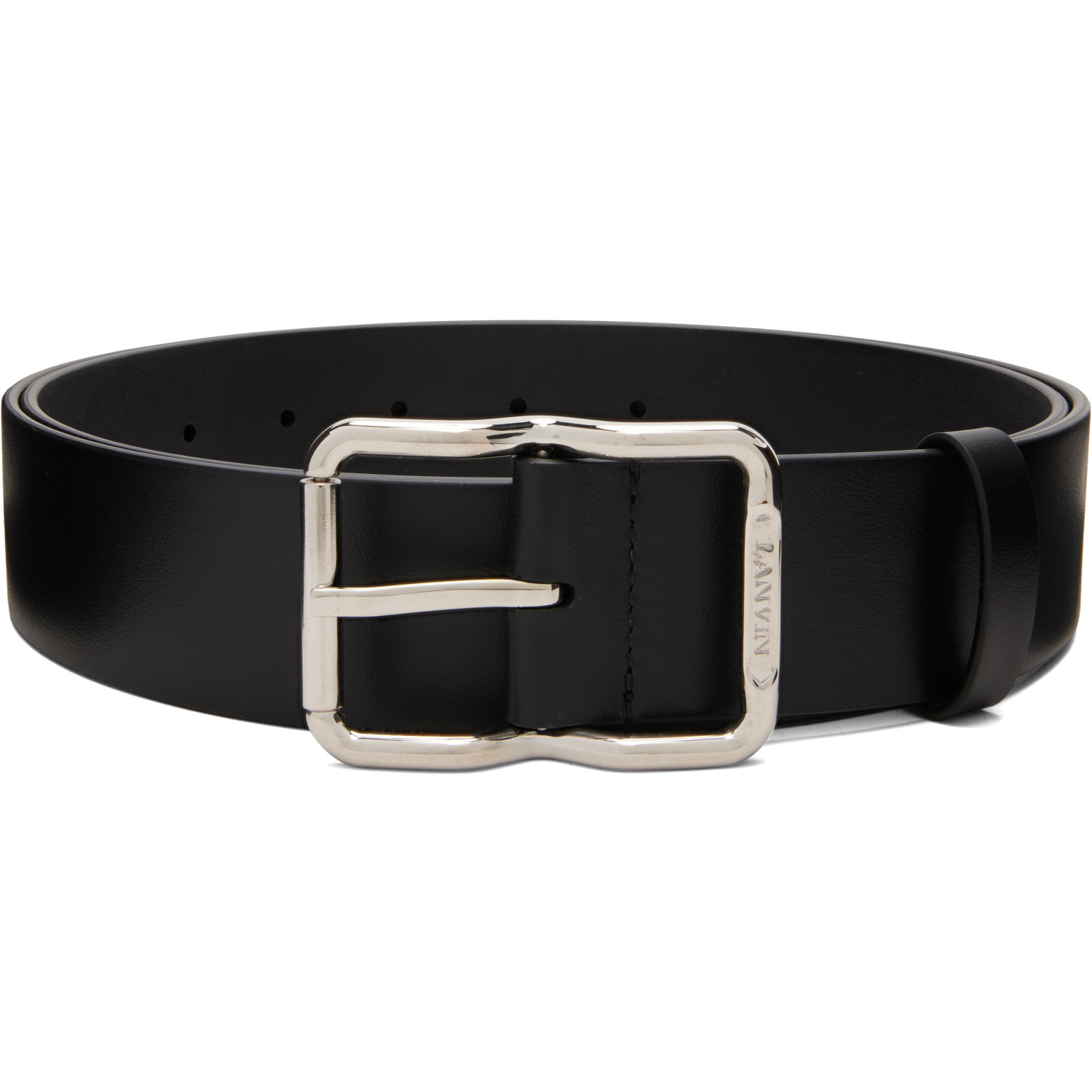 Lanvin Black Classic Belt
