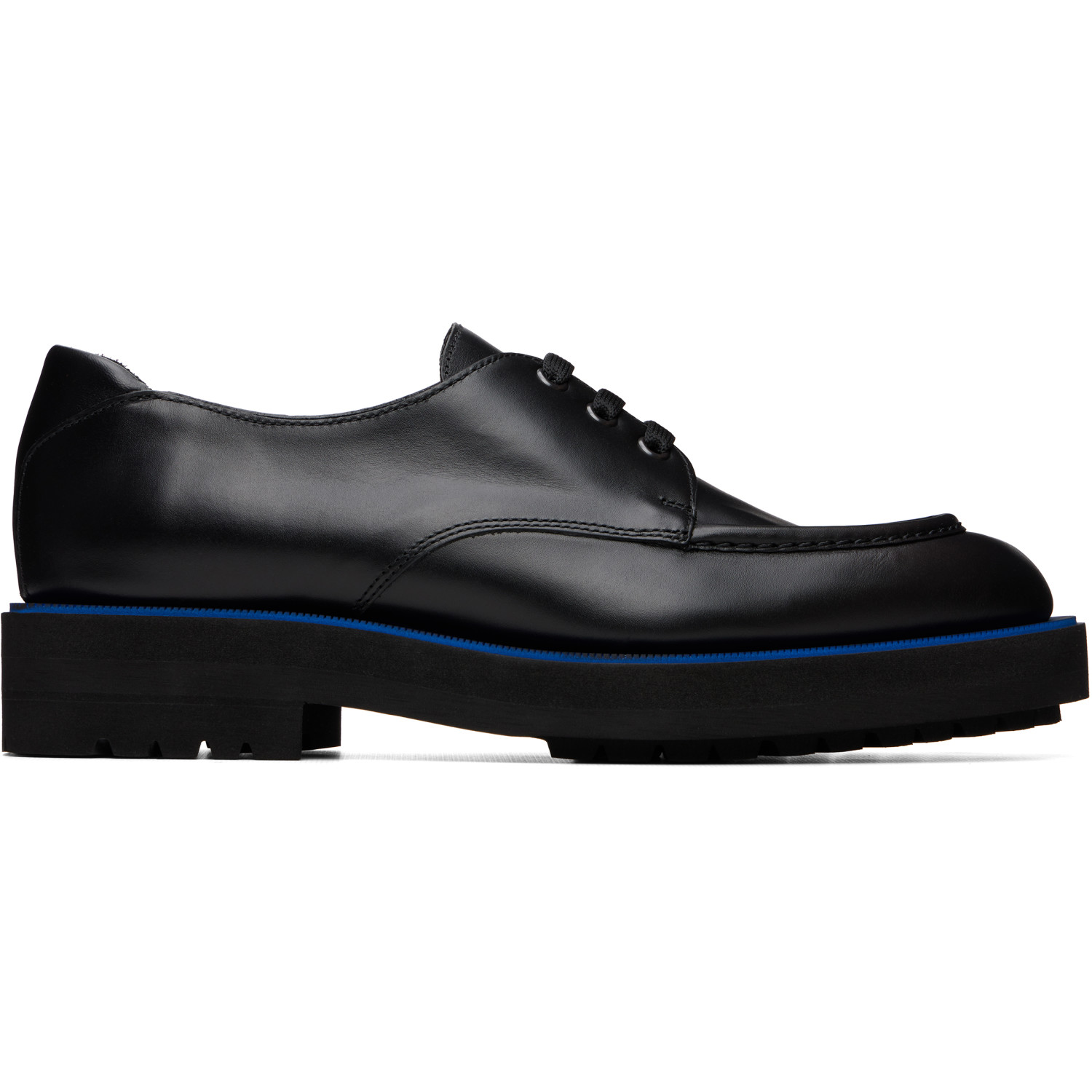Lanvin Black Soft Leather Derbys
