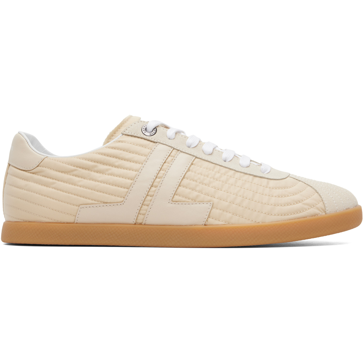 Lanvin Beige Glen 2.0 Nylon Sneakers