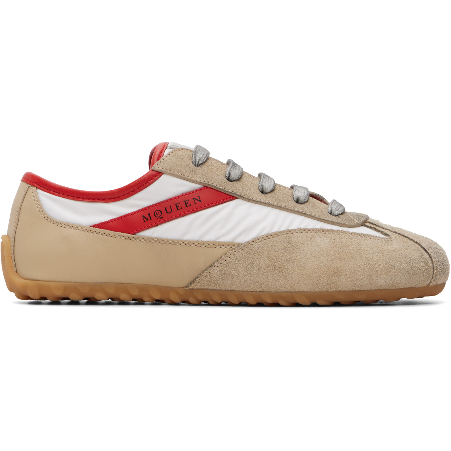 McQueen Beige Boxe Sneakers