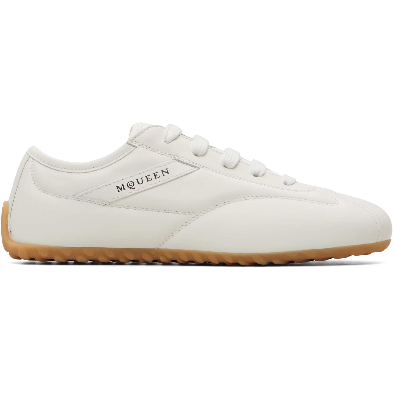 McQueen White Padded Sneakers
