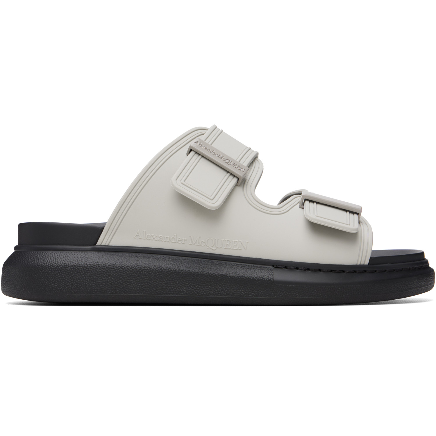 McQueen Gray Hybrid Slides