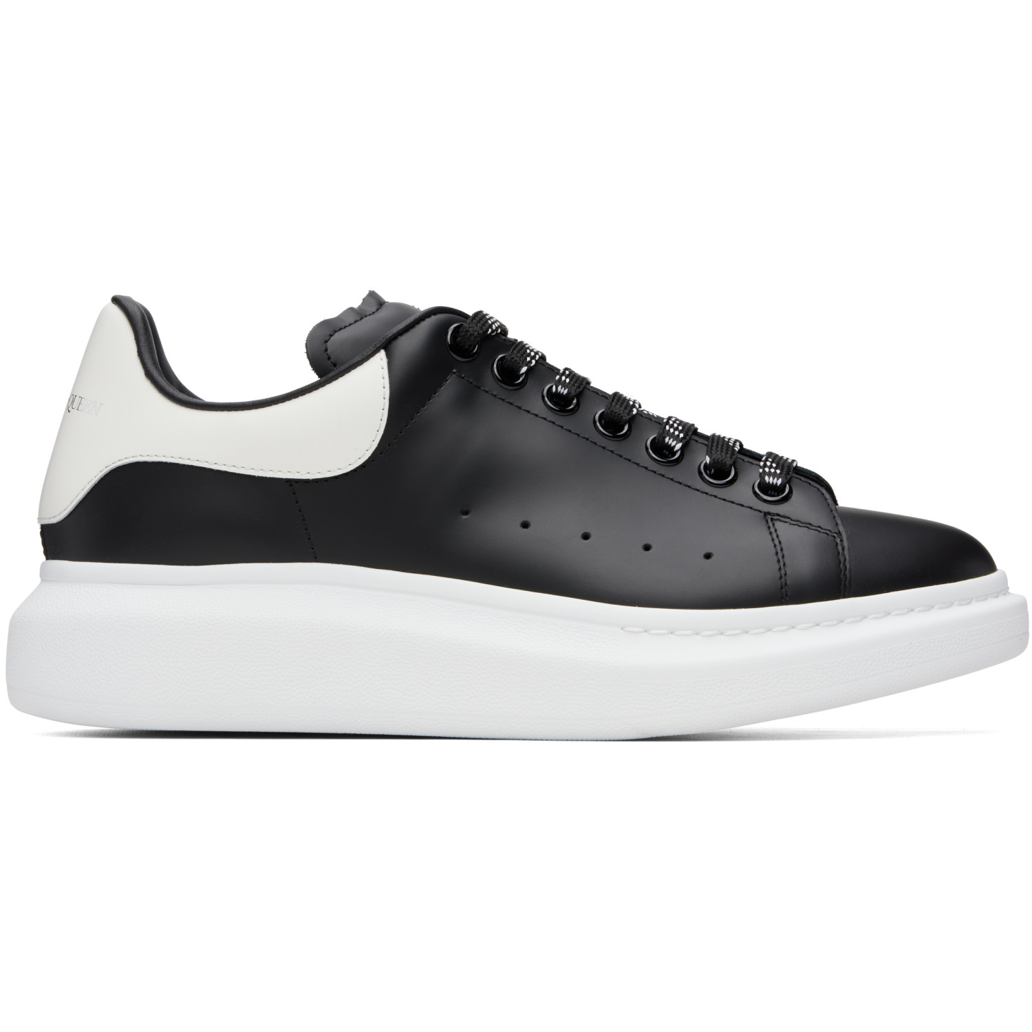 McQueen Black & White Oversized Sneakers