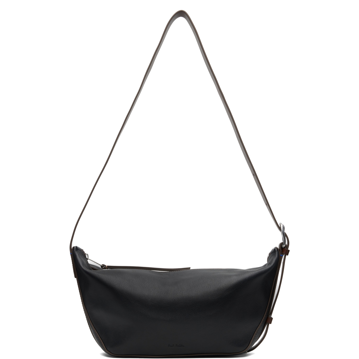 Paul Smith Black Leather Sling Crossbody Bag