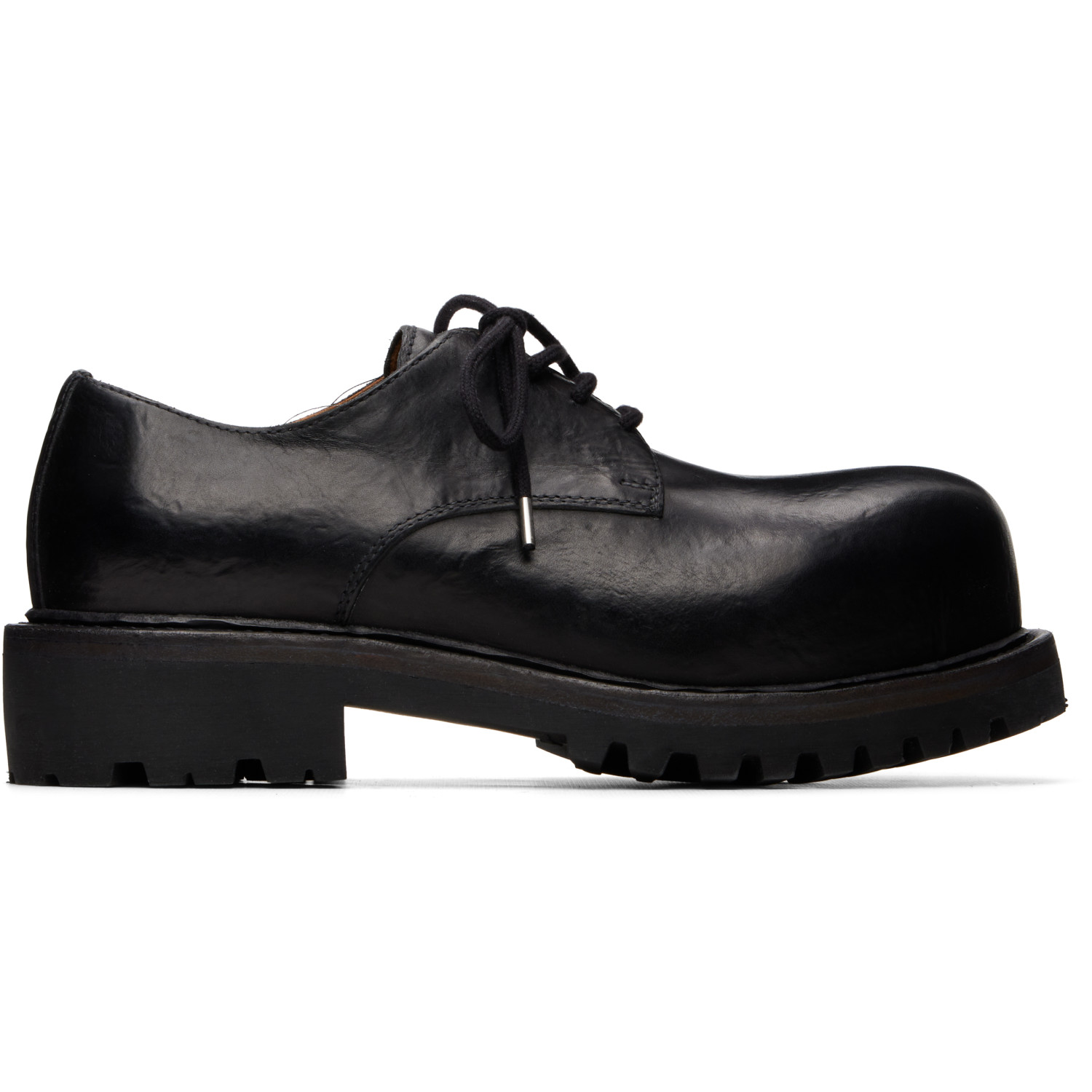 A DICIANNOVEVENTITRE Black Fiore Prisma Derbys