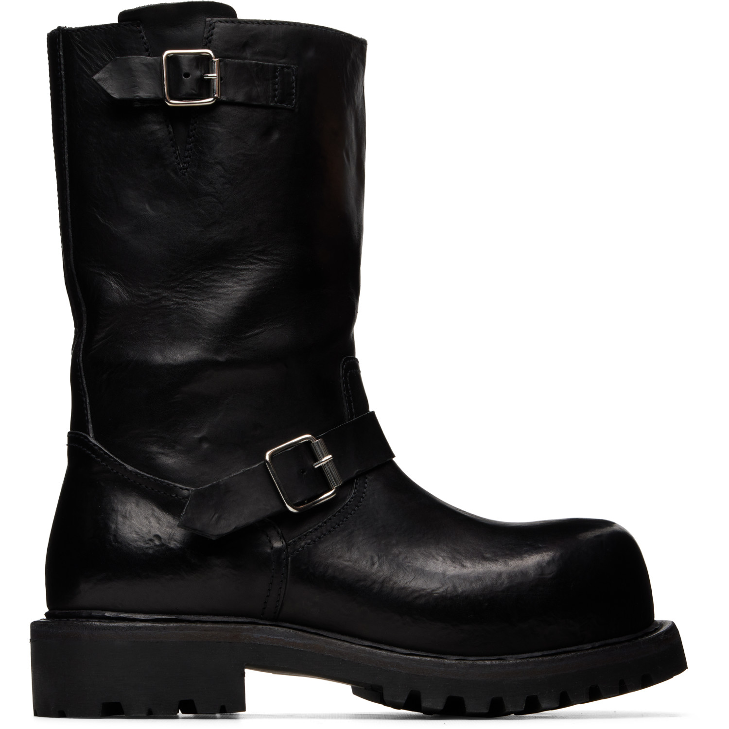 A DICIANNOVEVENTITRE Black Octa Moto Boots