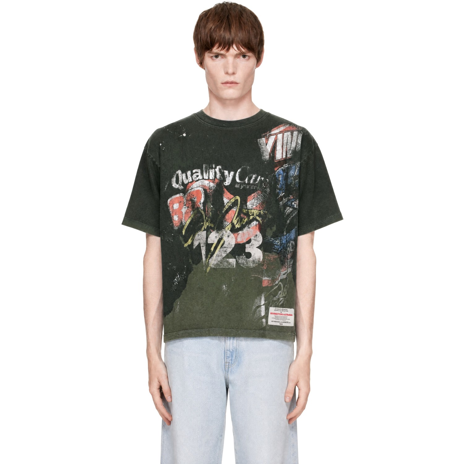 Rivington Roi Rebis Green 'America's In A Race' Tyler T-shirt