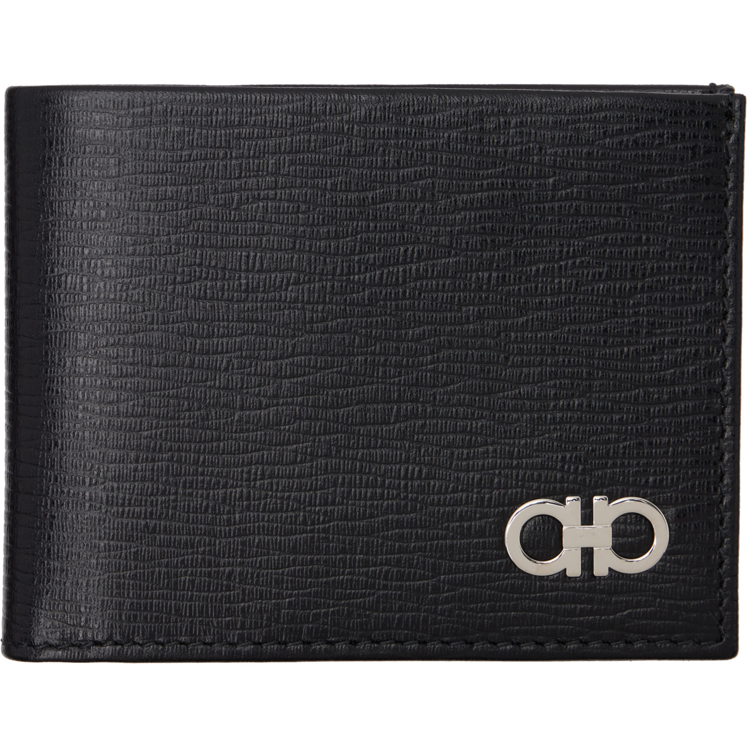 Ferragamo Black Gancini Wallet
