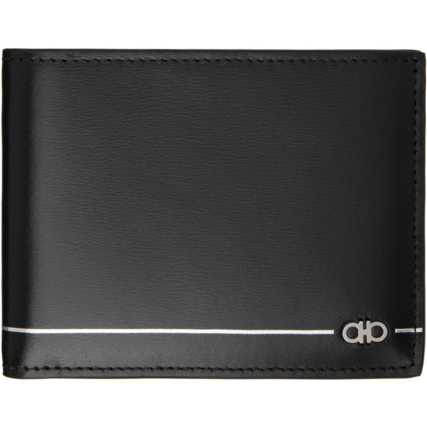Ferragamo Black Gancini Wallet