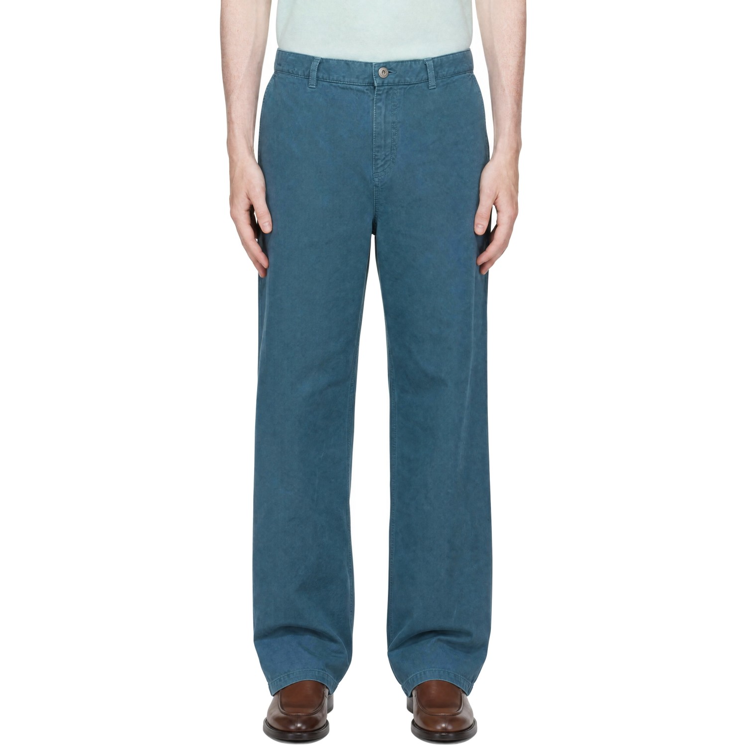 Ferragamo Blue Workwear Trousers