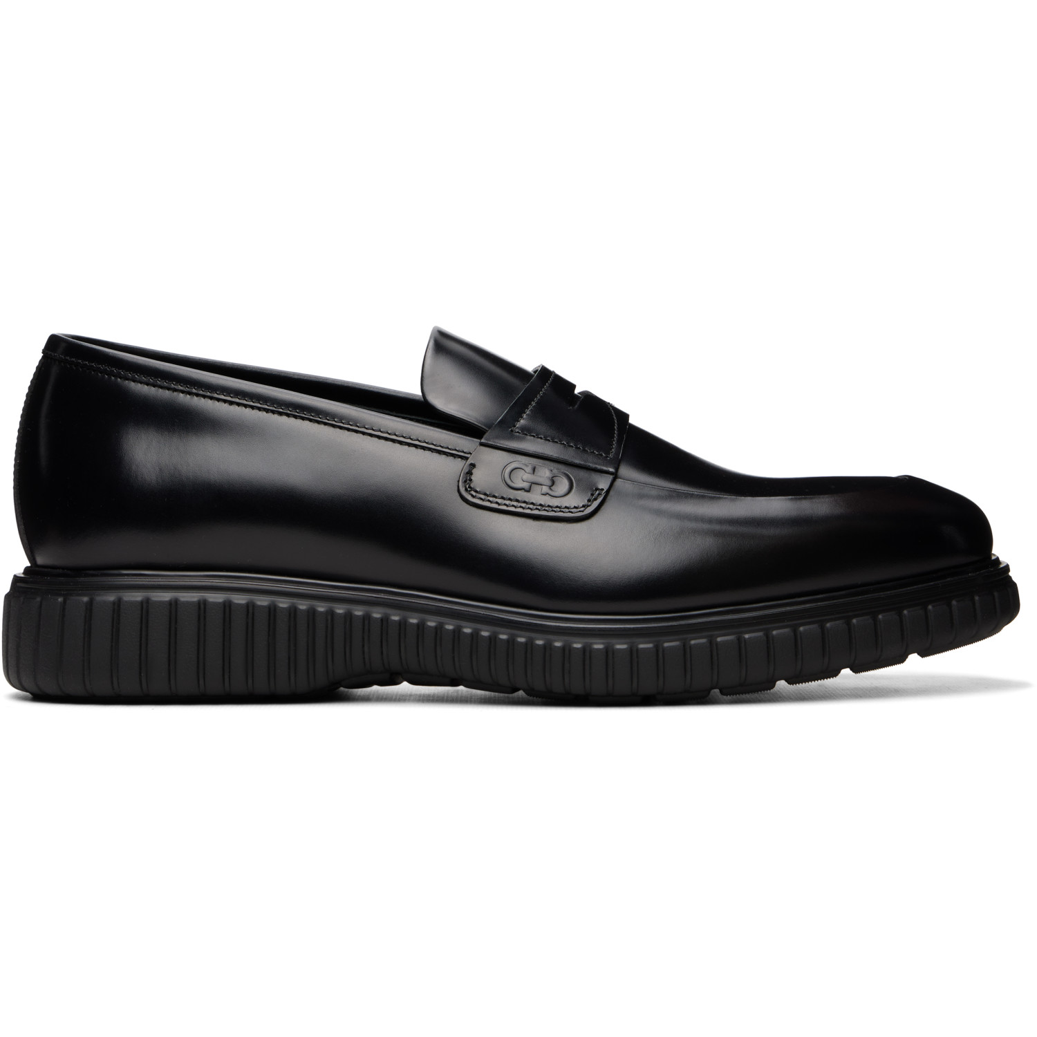 Ferragamo Black Casual Loafers